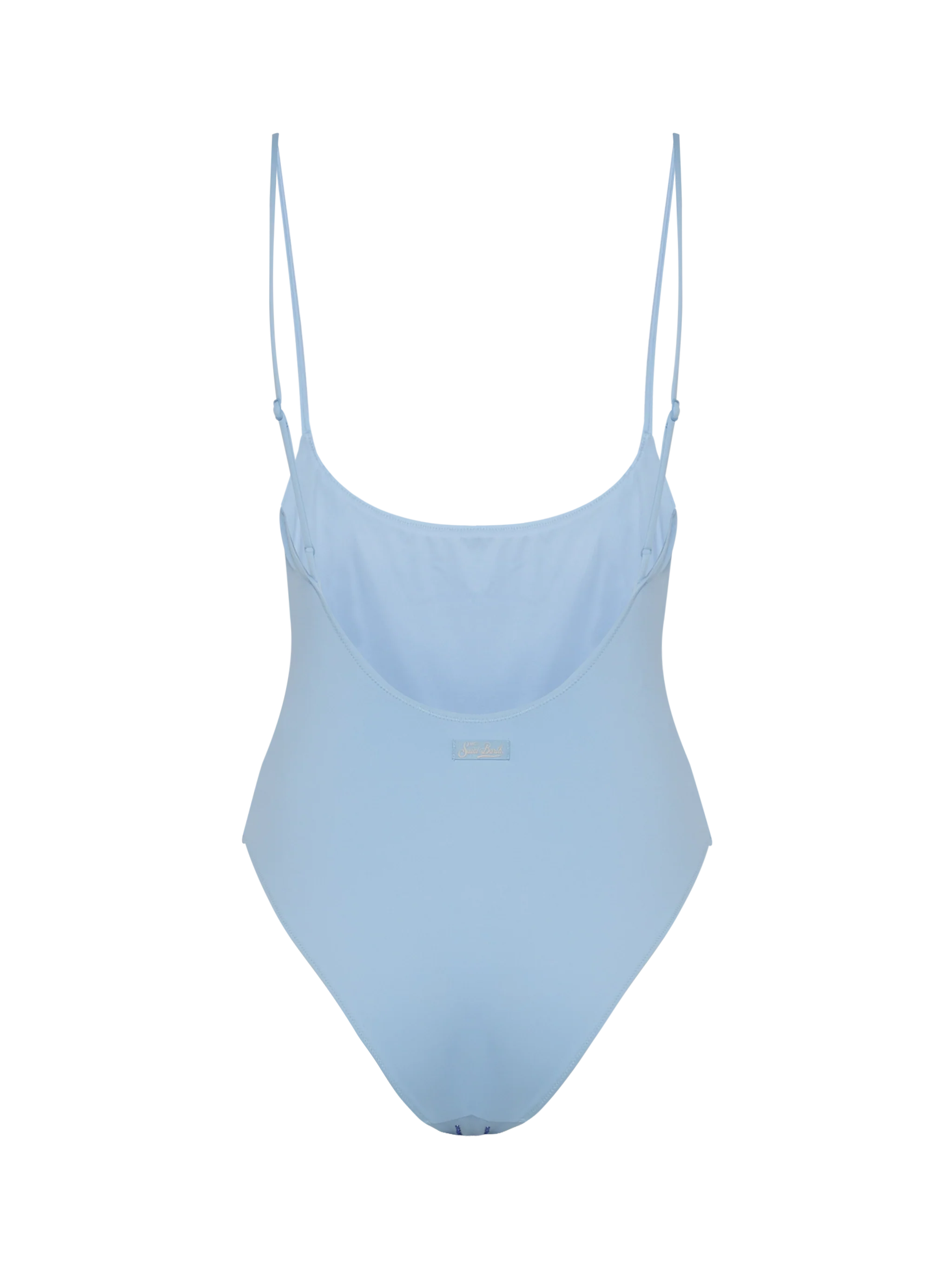 One-piece swimsuit Cecille with rhinestone striped embellishment - Image 4