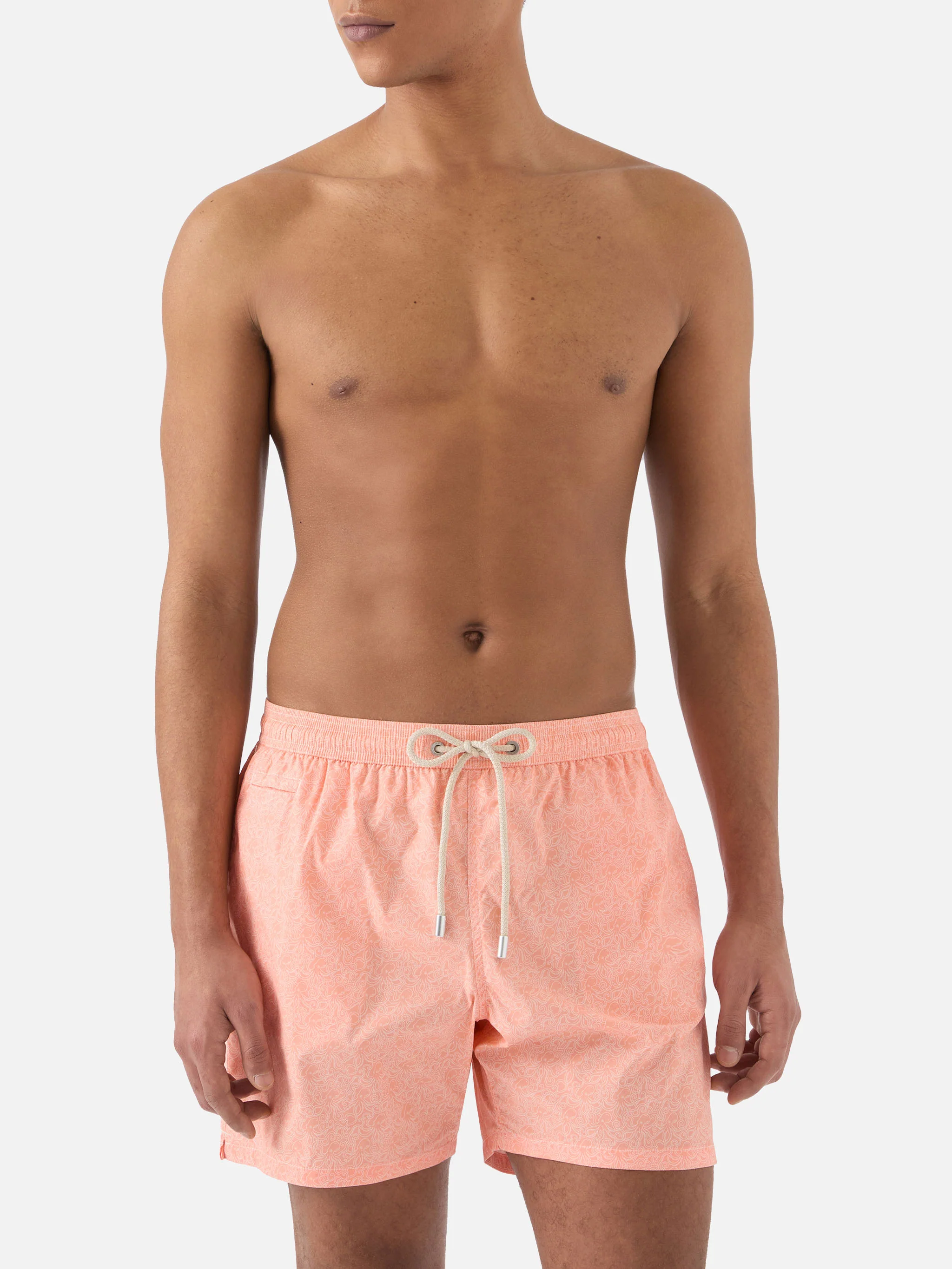 Orange Lighting Micro swim shorts with all-over octopus print - Image 3