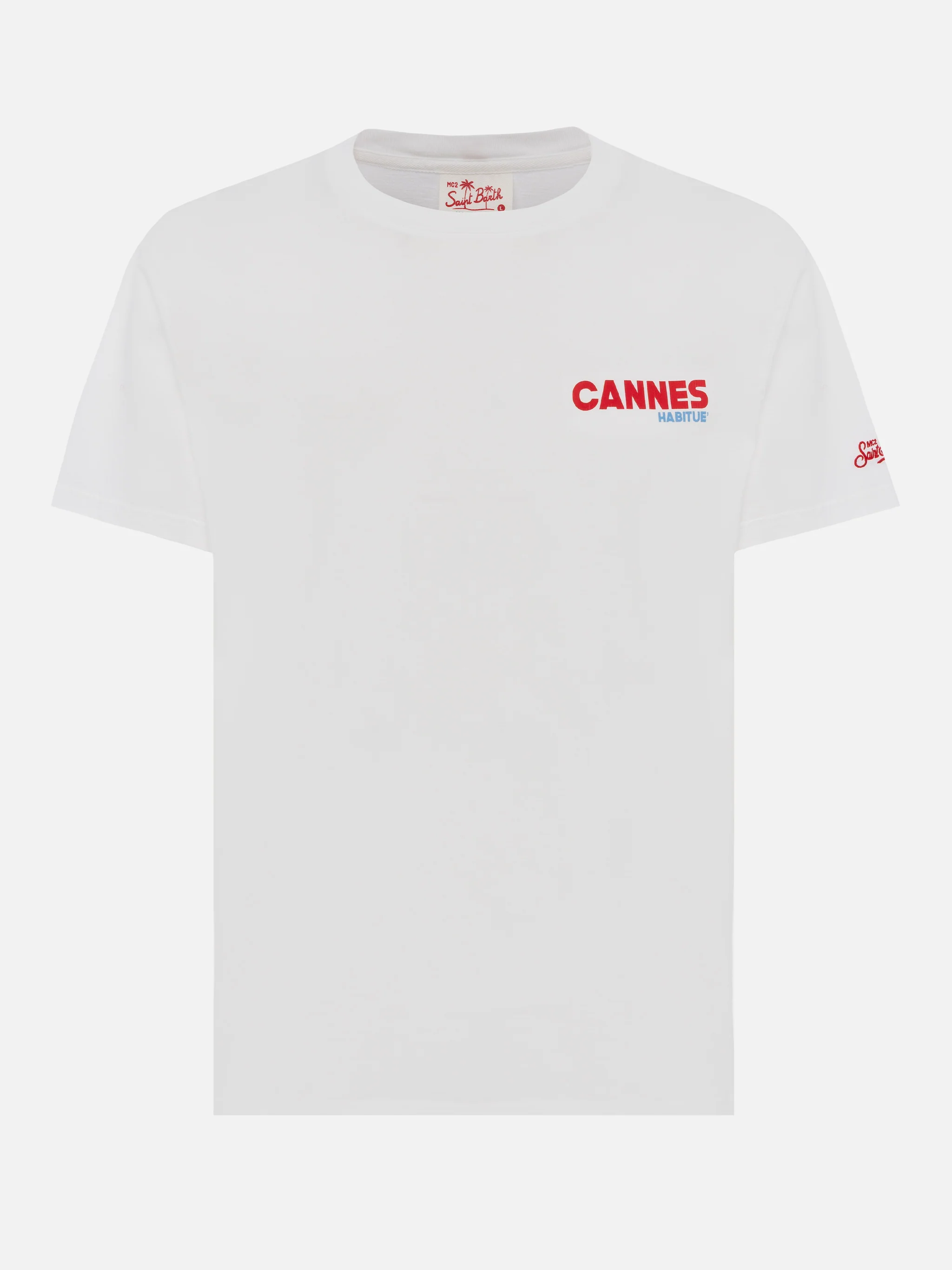 T-shirt with Cannes postcard print