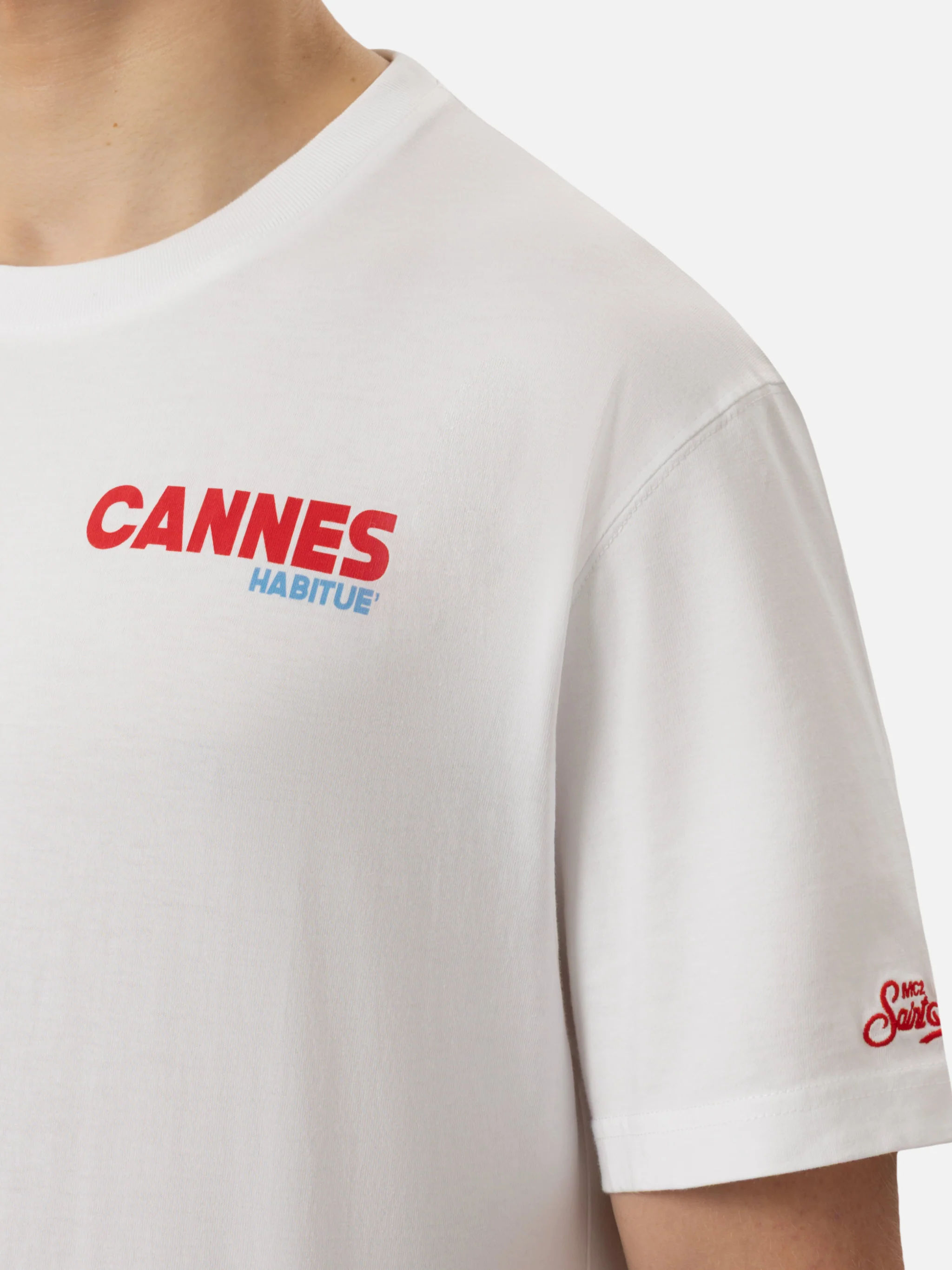 T-shirt with Cannes postcard print - Image 3