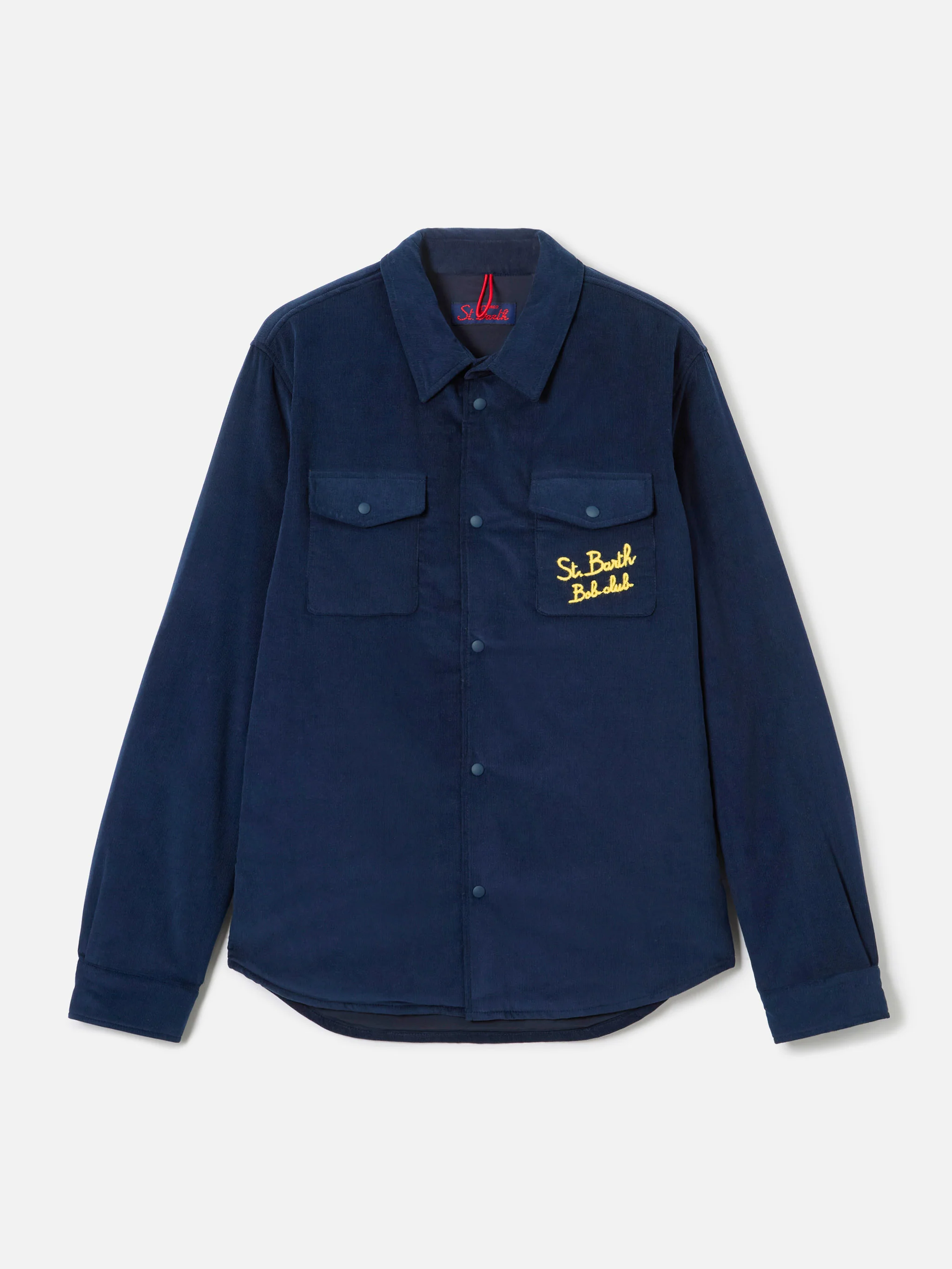 Overshirt Chalet with pocket and St. Barth Bob Club embroidery - Image 7