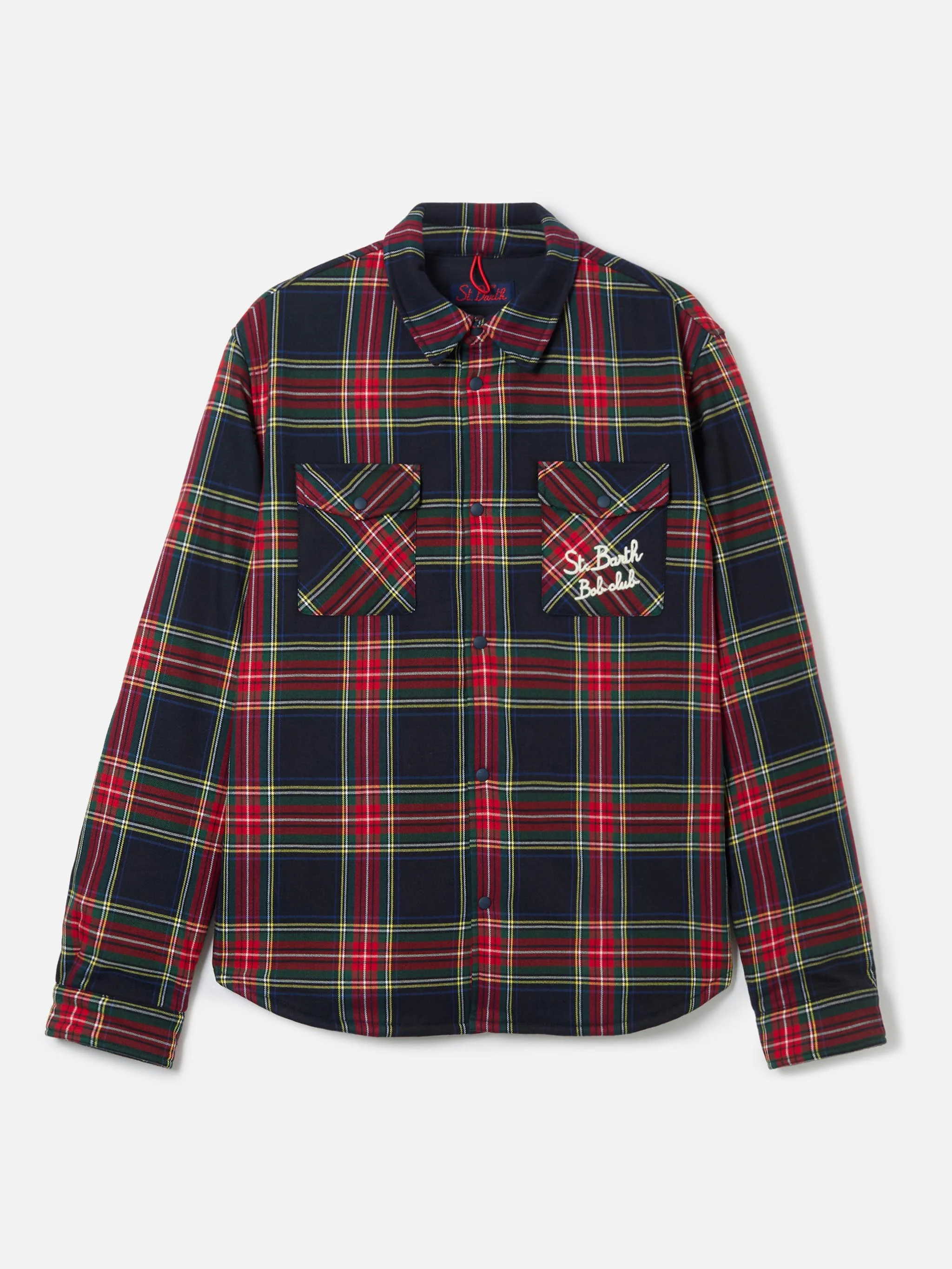 Overshirt Chalet with pocket and St. Barth Bob Club embroidery - Image 7