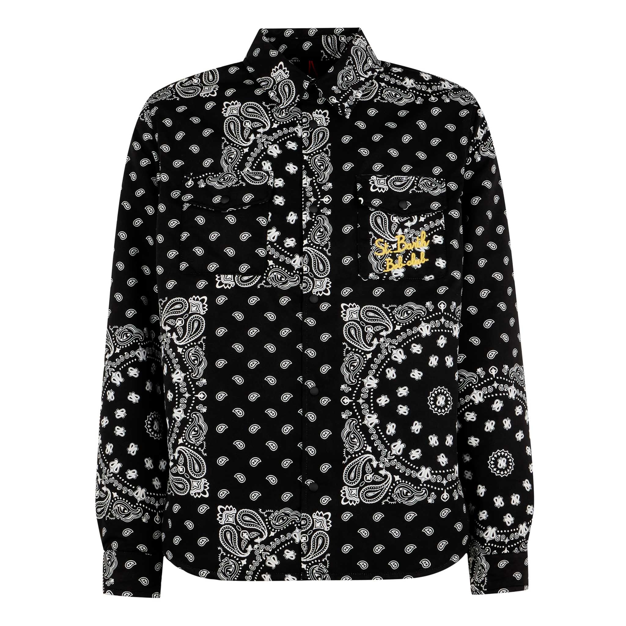 Overshirt Chalet with pocket and St. Barth Bob Club embroidery - Image 4