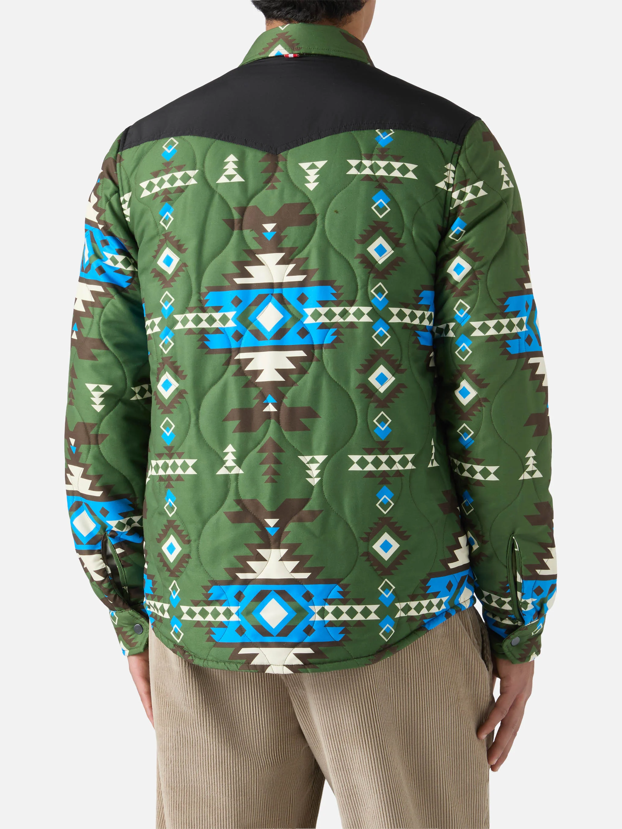 Padded overshirt Chalet with patch pockets - Image 3