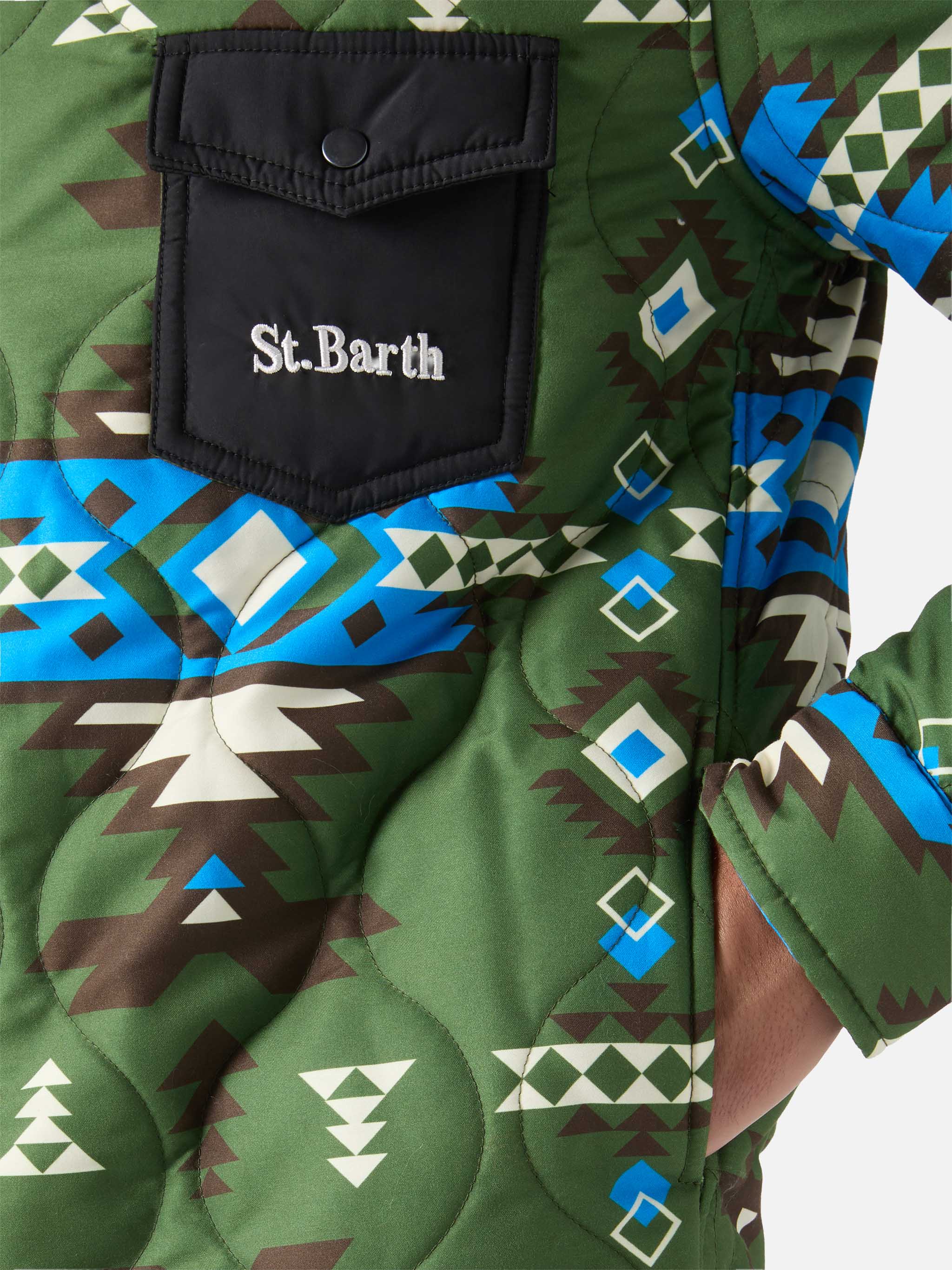 Padded overshirt Chalet with patch pockets - Image 5