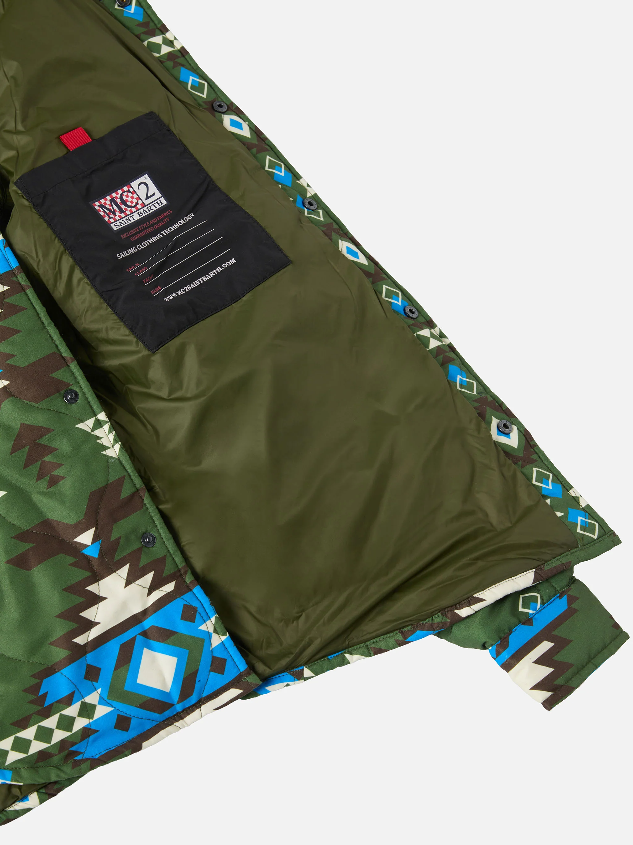Padded overshirt Chalet with patch pockets - Image 6