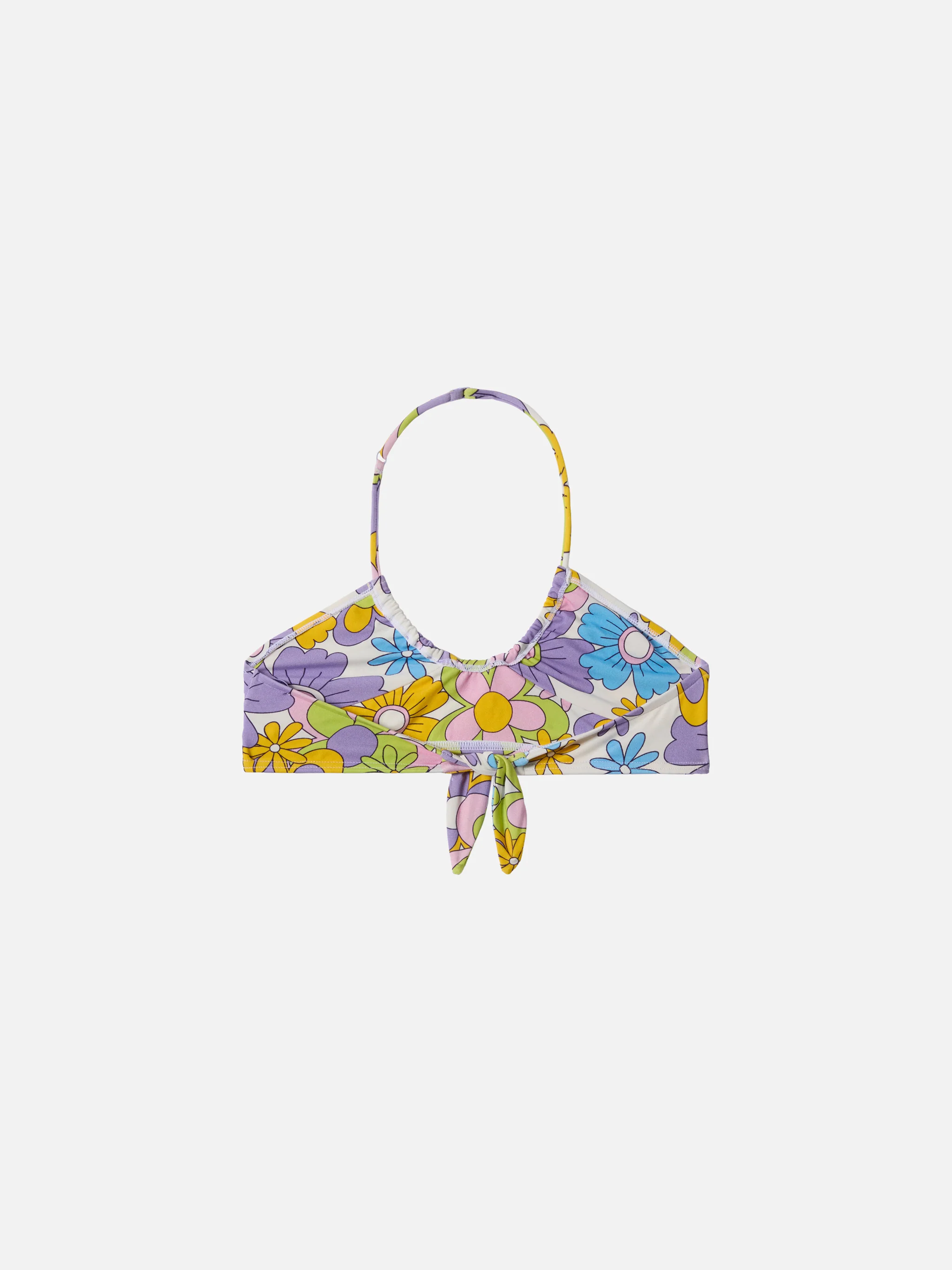 Page Jr crop top with hippie flower print - Image 3