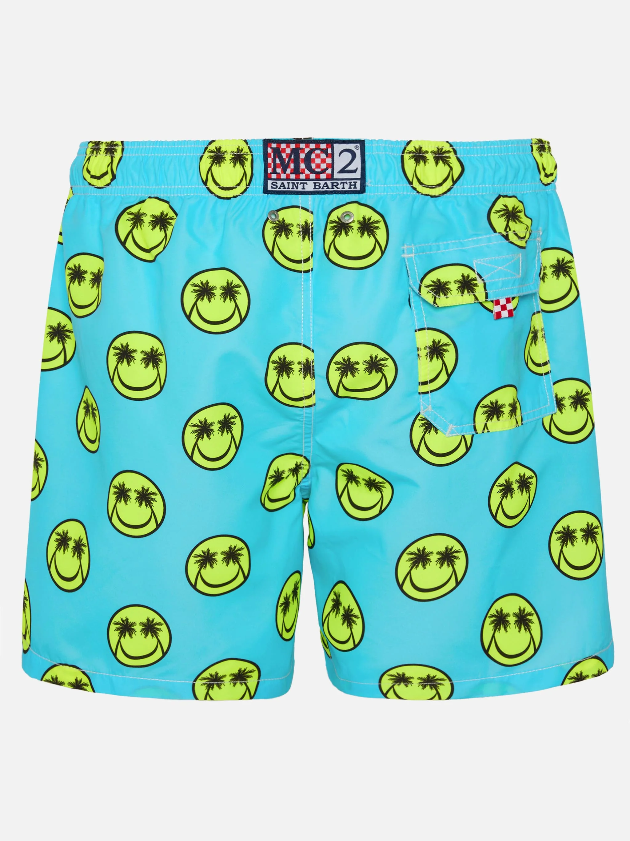 Palm smile mid-length swim shorts - Image 2