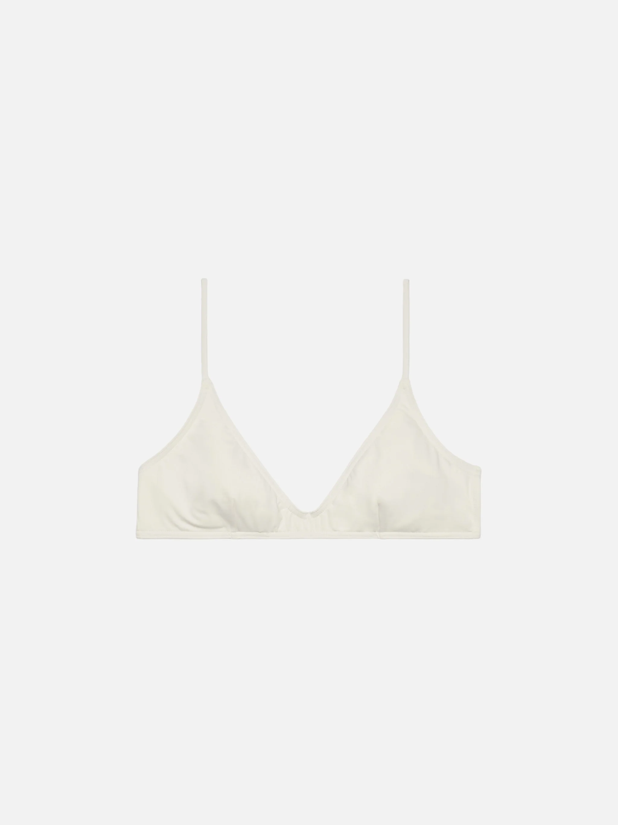 Paloma cream scoop bralette