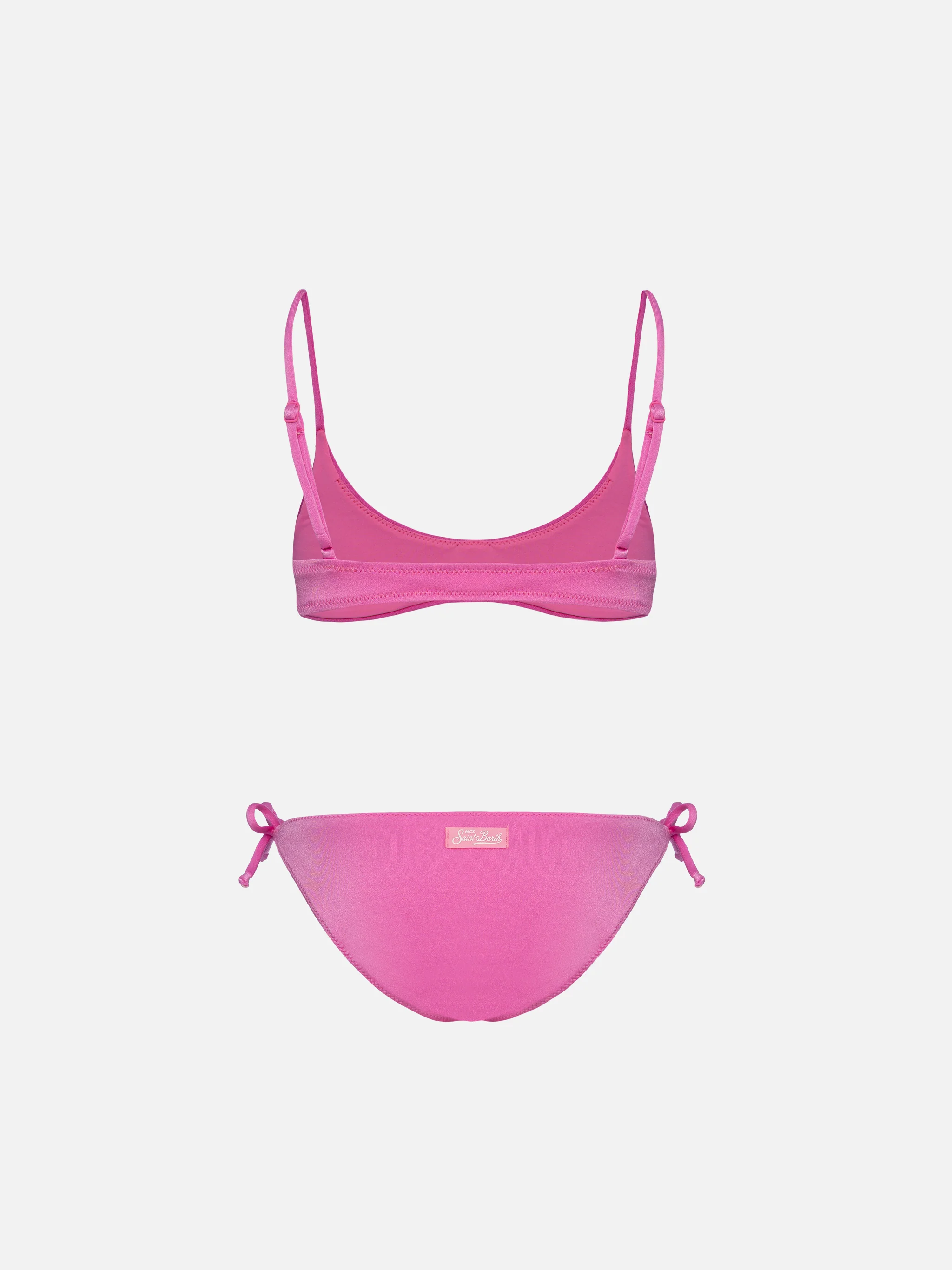 Paloma Jr pink bralette bikini with rhinestones - Image 2