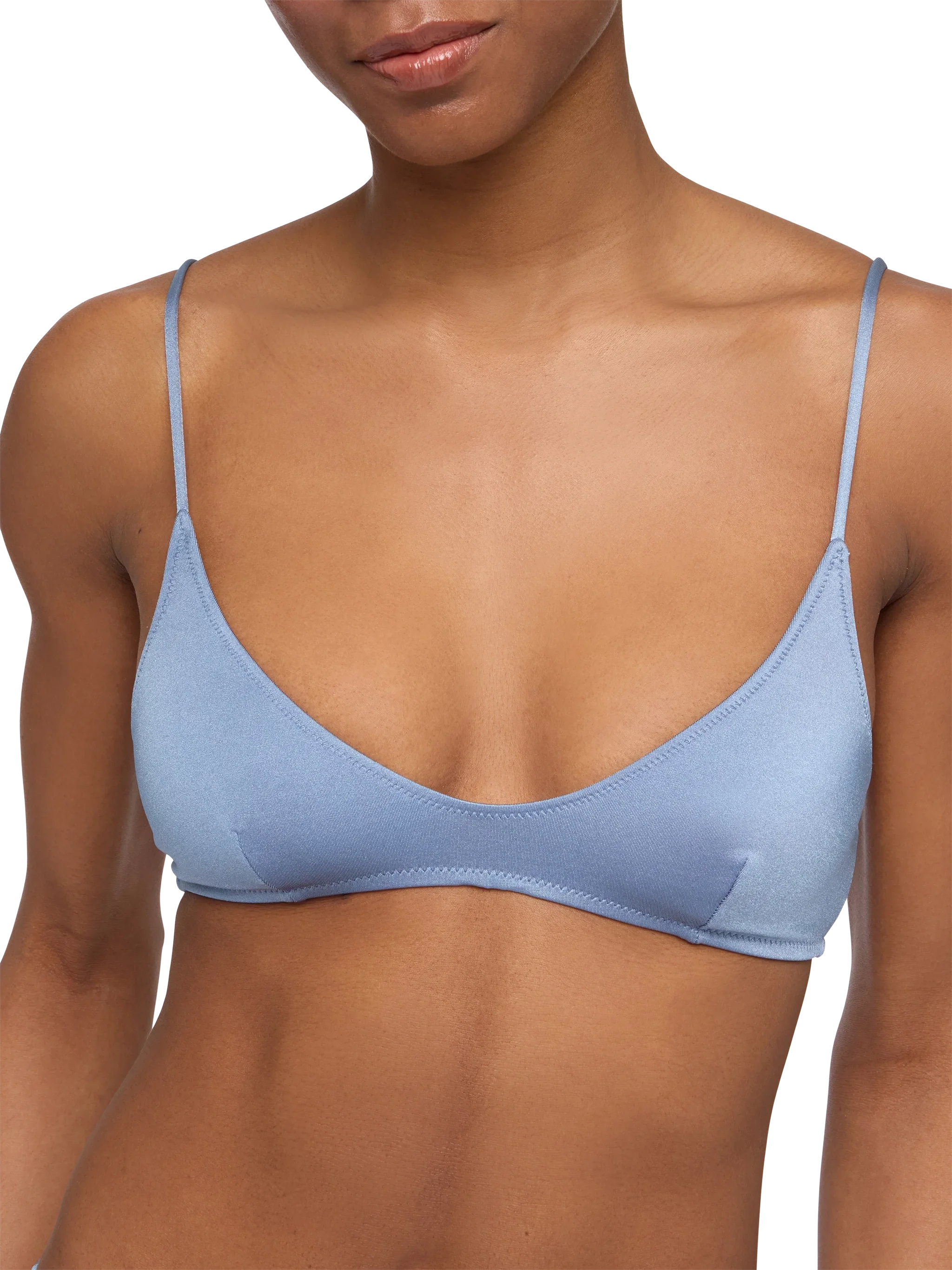 Paloma shimmer blue avio scoop bralette - Image 3