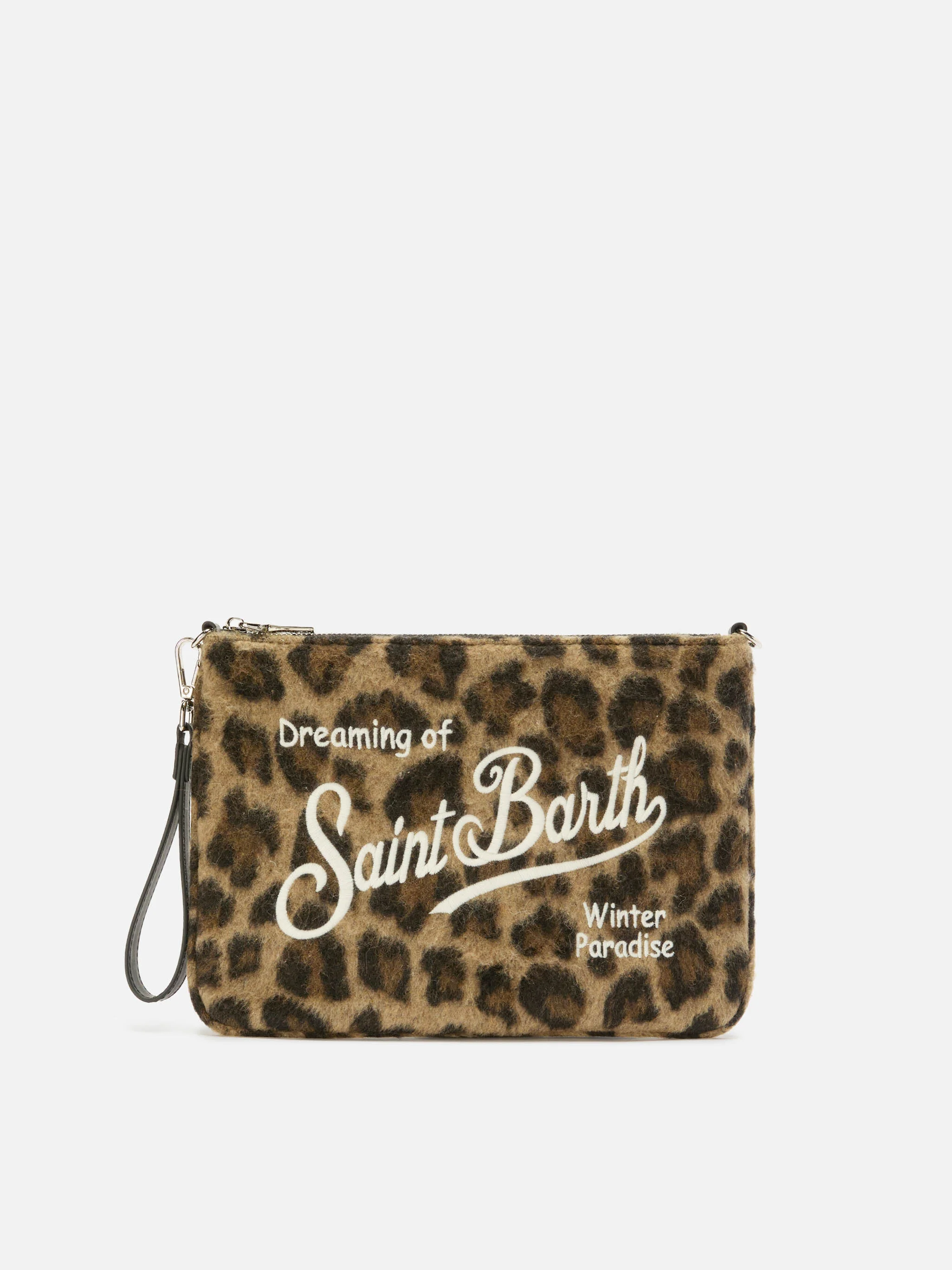 Parisienne Crossbody Bag in leopard wool blend - Image 3