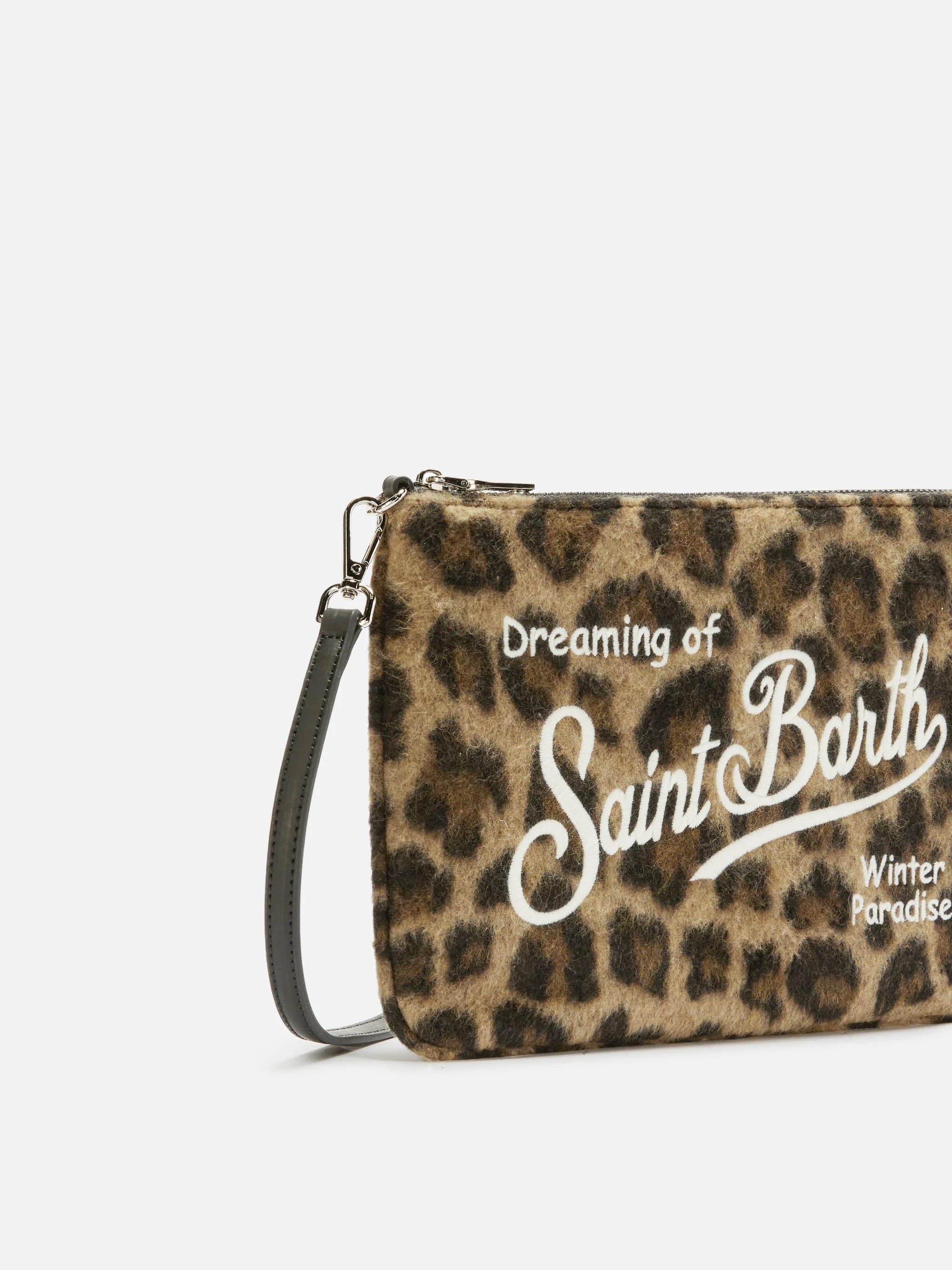 Parisienne Crossbody Bag in leopard wool blend - Image 4
