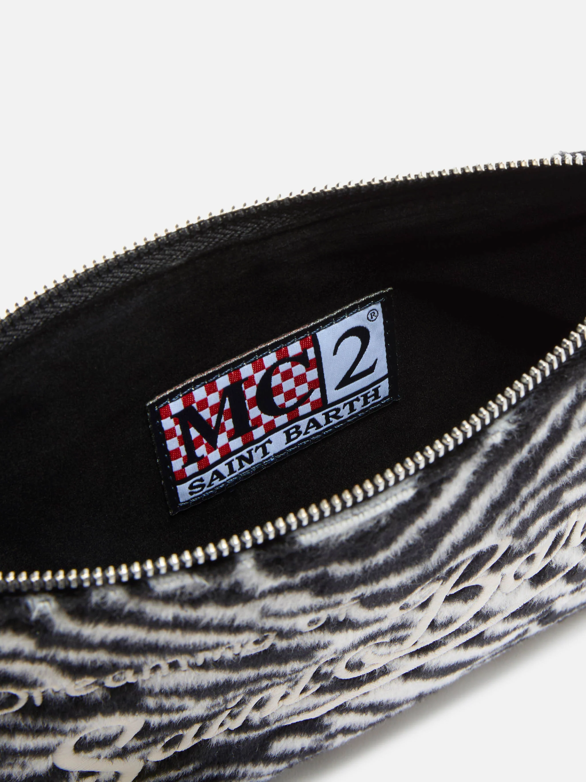 Parisienne Crossbody Bag in zebra wool blend - Image 6