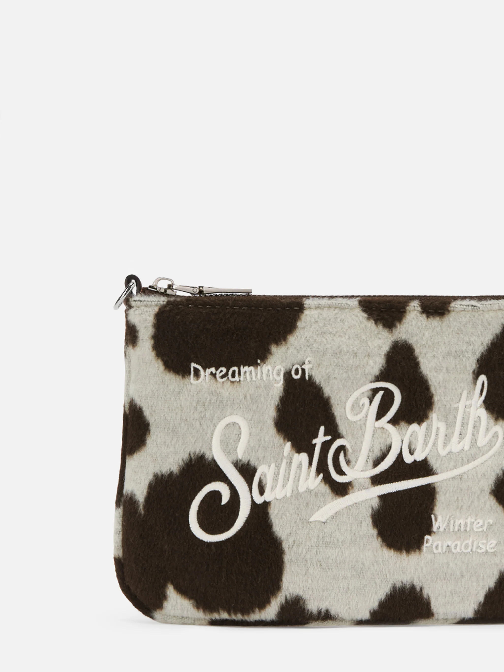 Parisienne Mini Shoulder Bag in cow-print wool blend - Image 4