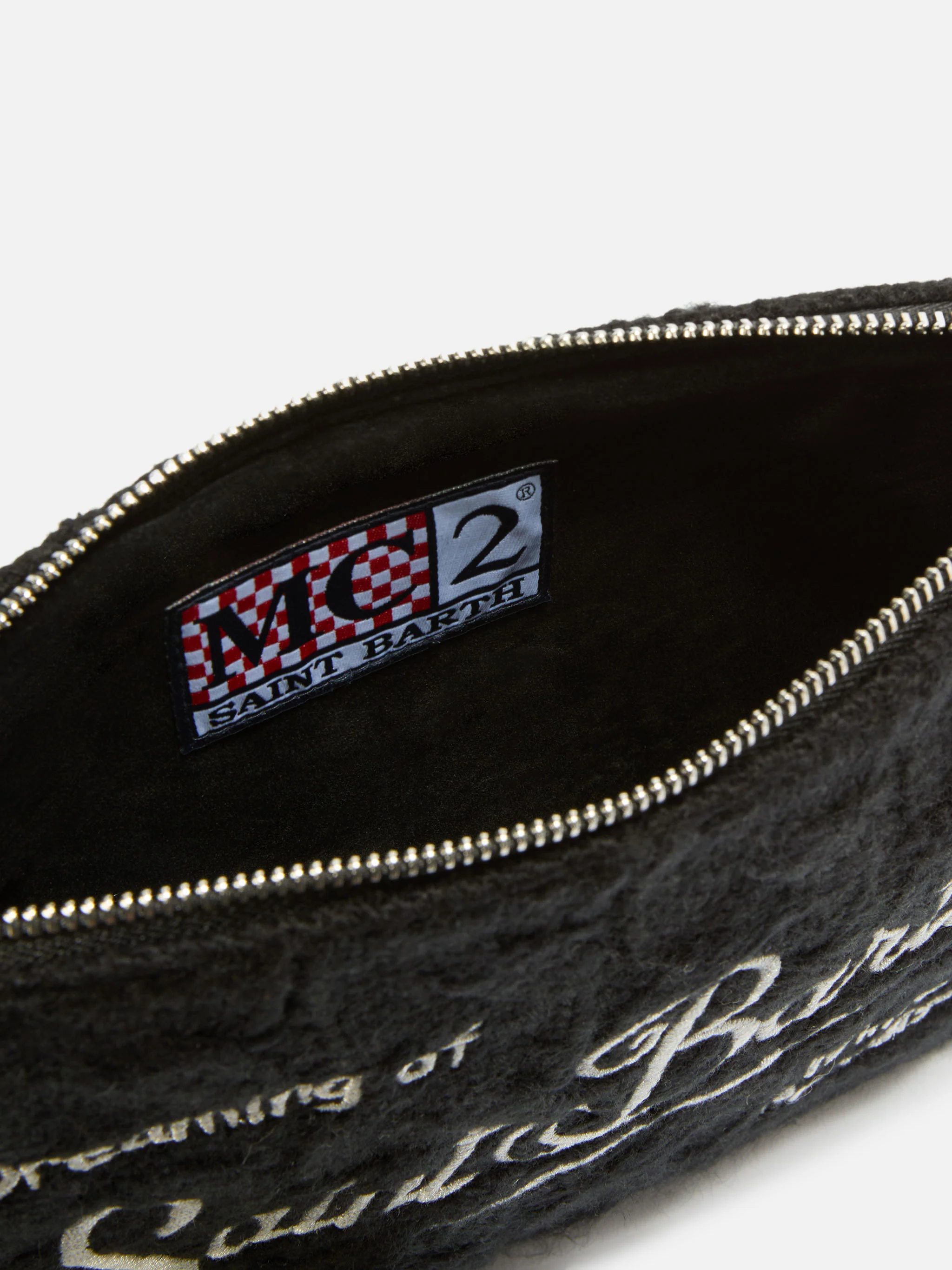 Parisienne Wool Braid Crossbody Bag in black braided wool blend - Image 6