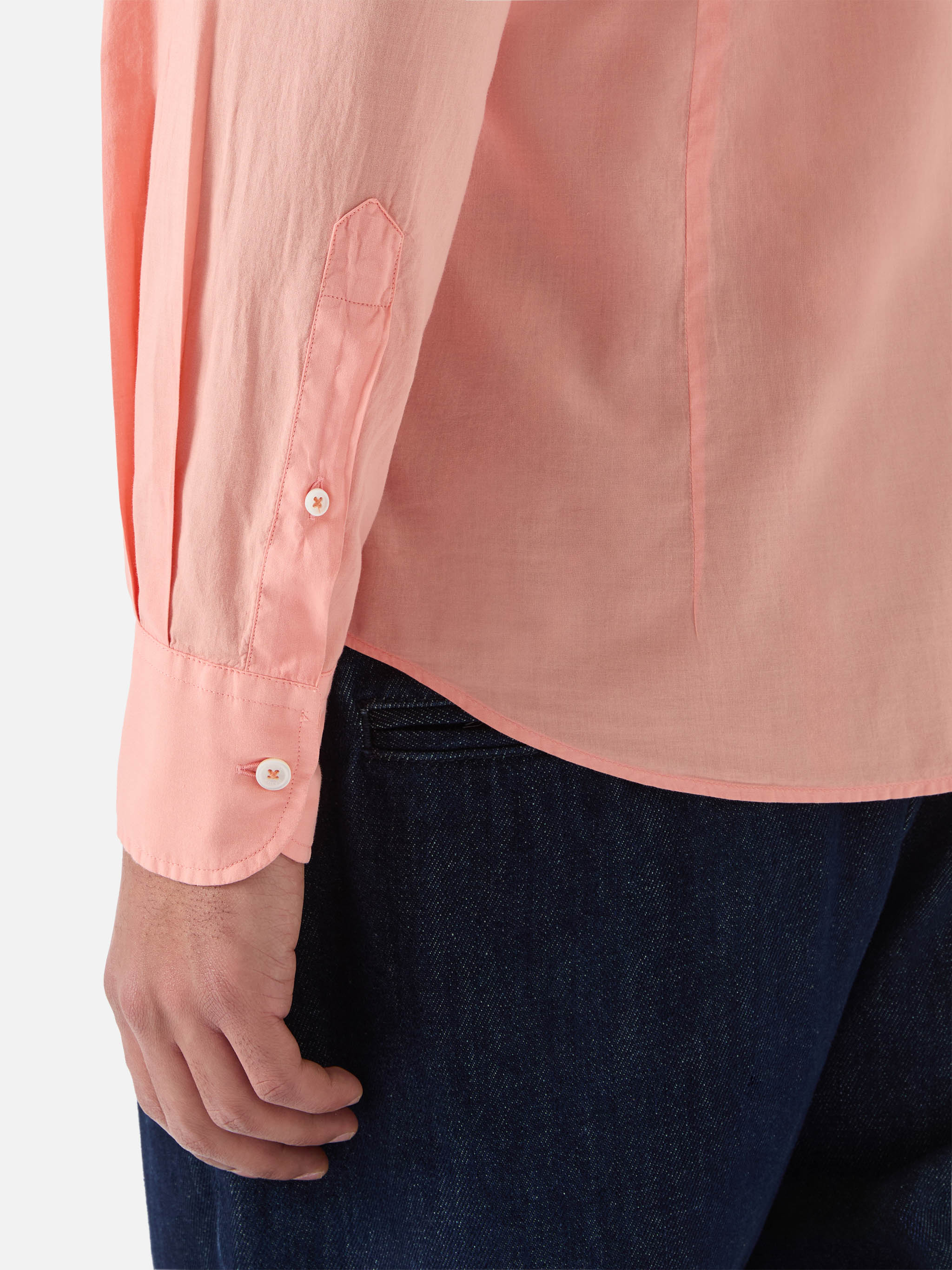 Peach Chemise Ice shirt in pure cotton voile - Image 4