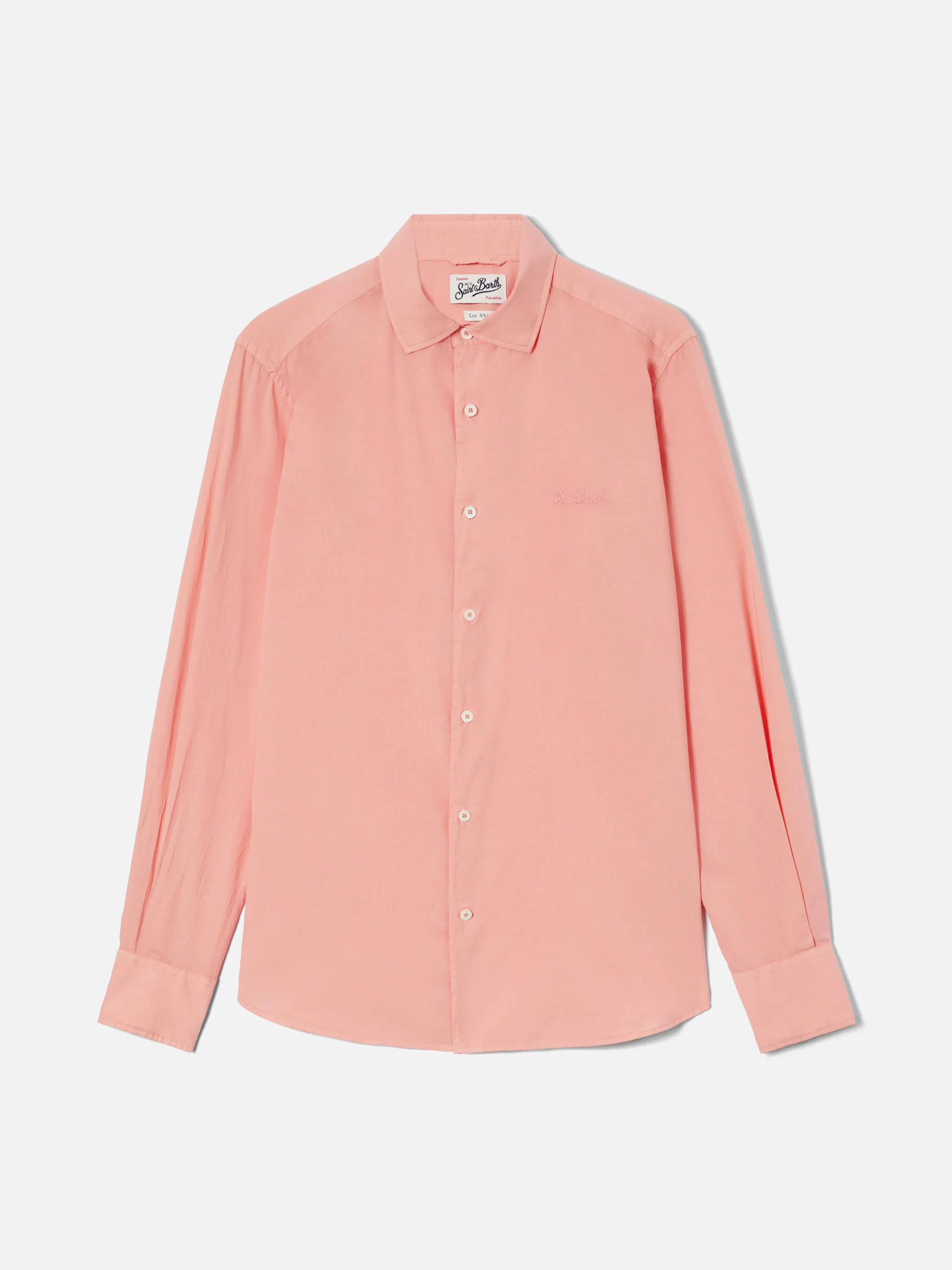 Peach Chemise Ice shirt in pure cotton voile - Image 5