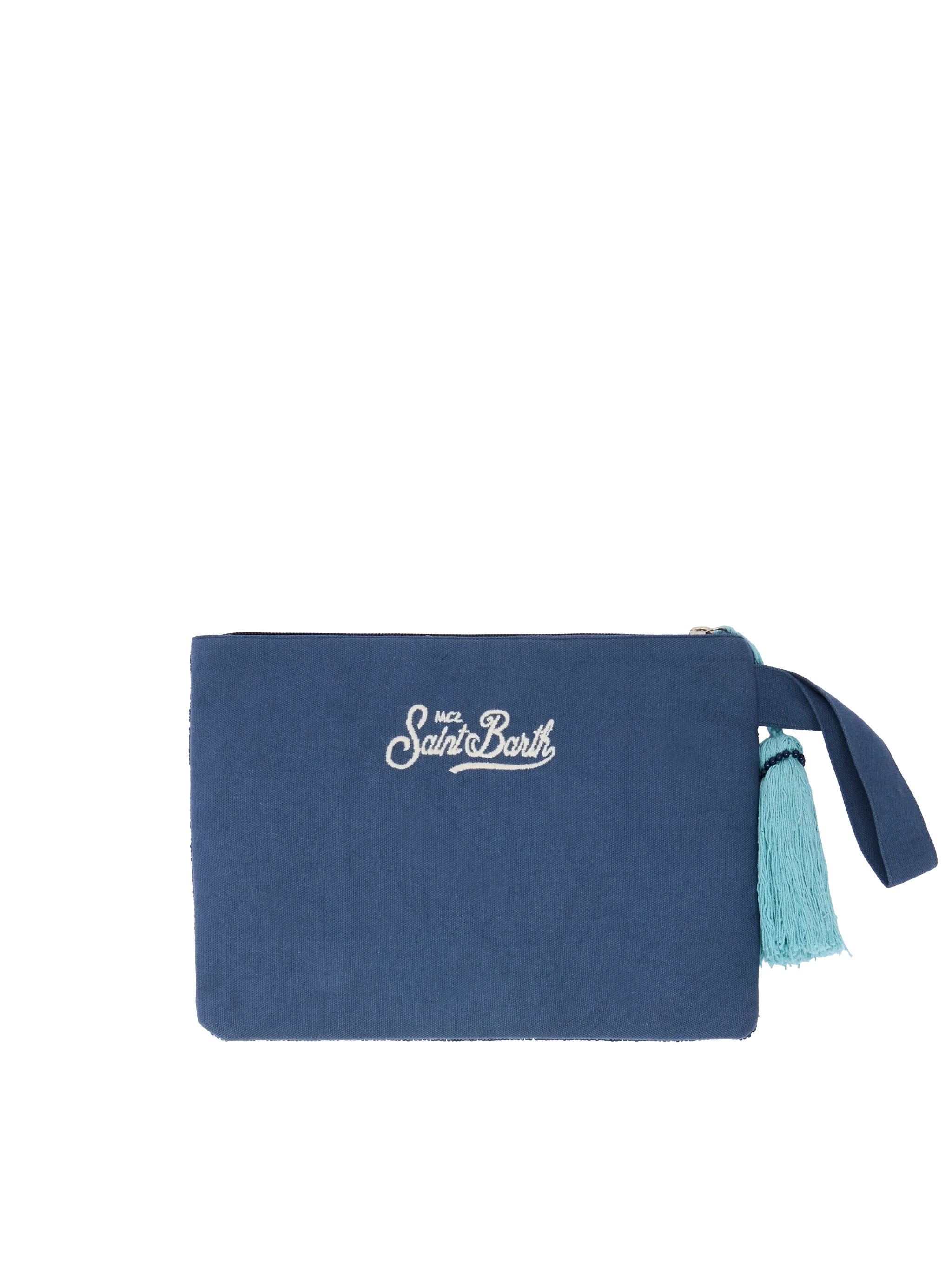 Pearl Pouch with Mykonos beaded postcard - Image 3