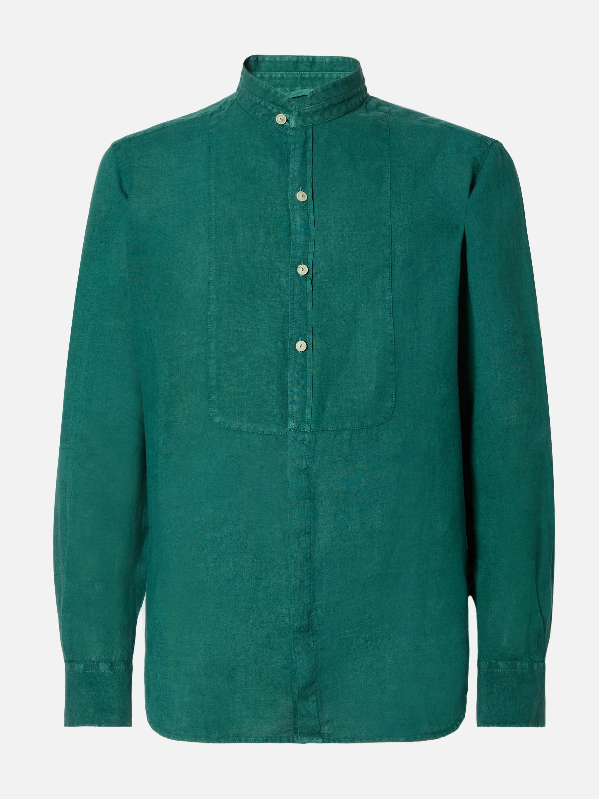 Pierre shirt in green linen - Image 4