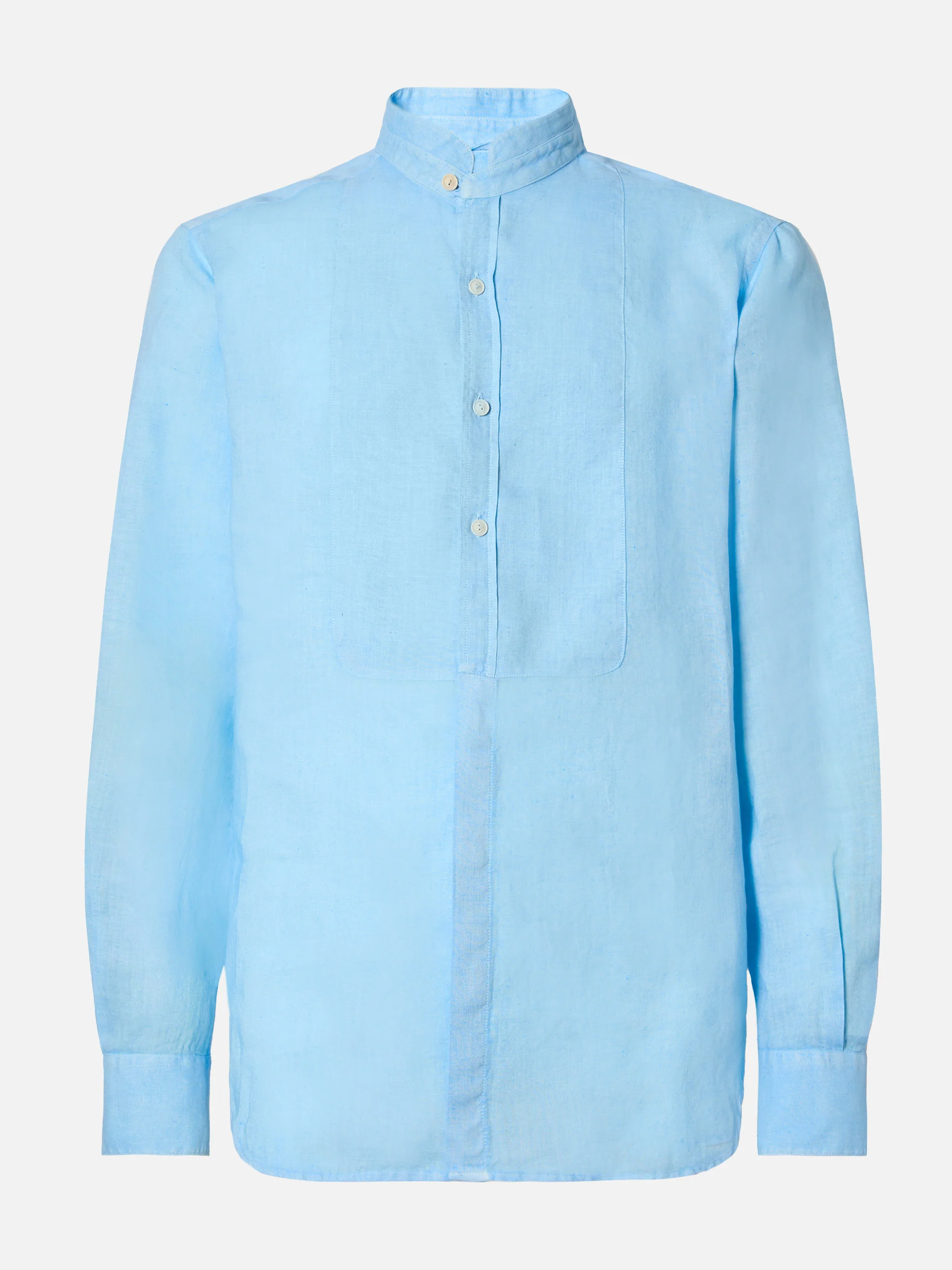 Pierre shirt in light blue linen - Image 4