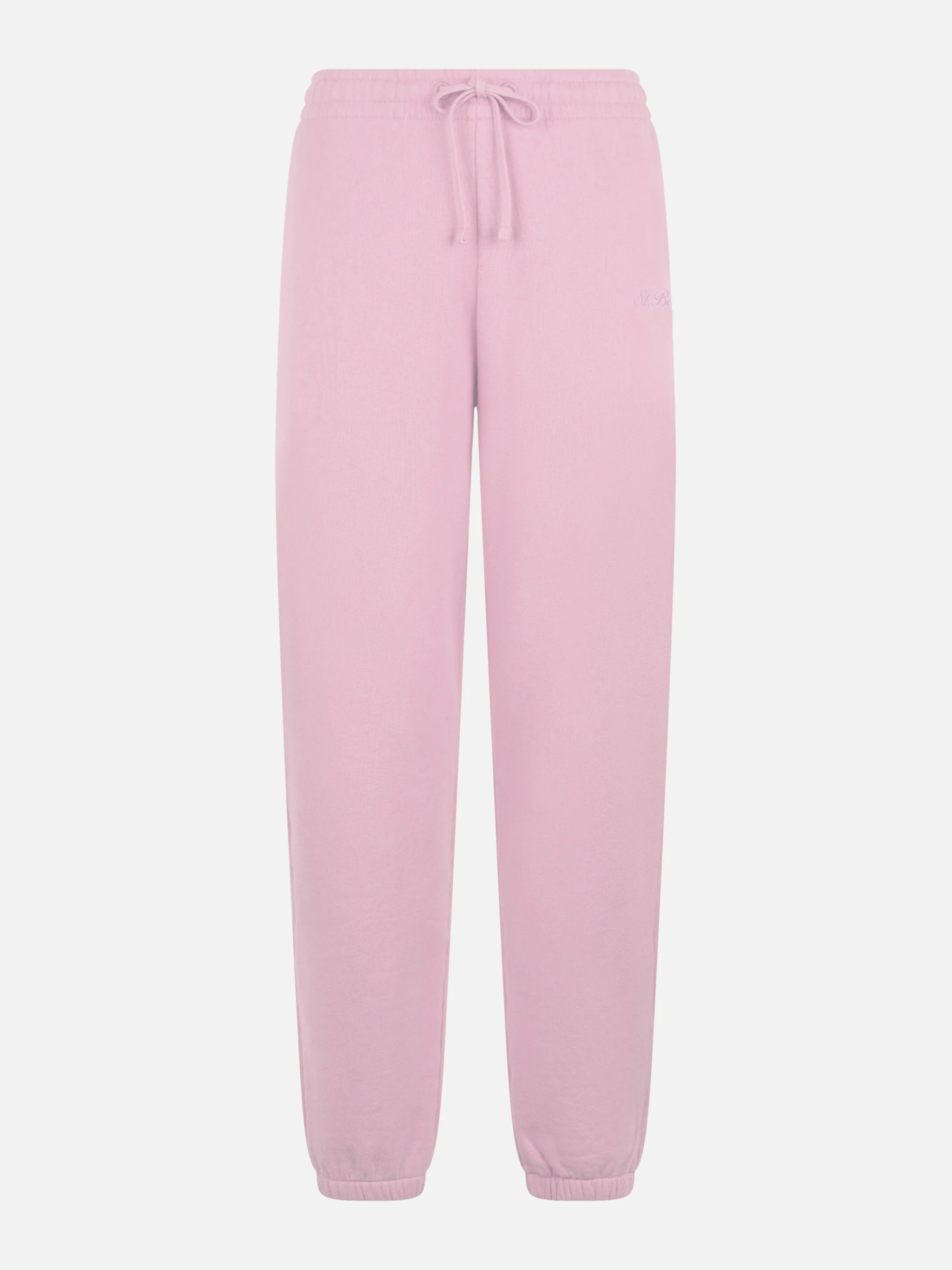 Pink cotton fleece jogger pants Odalys