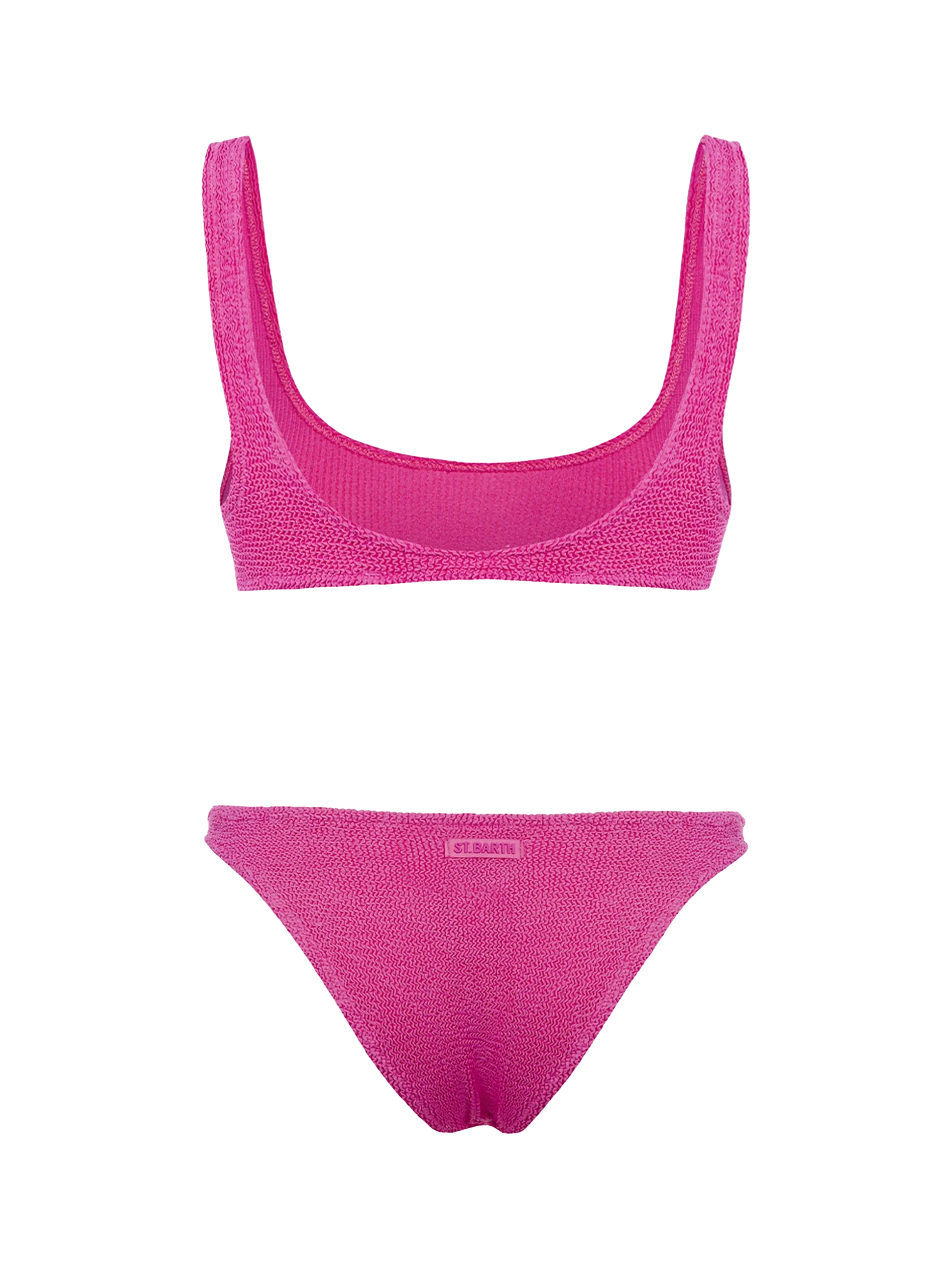 Pink crinkle bralette bikini Naima Elise - Image 3