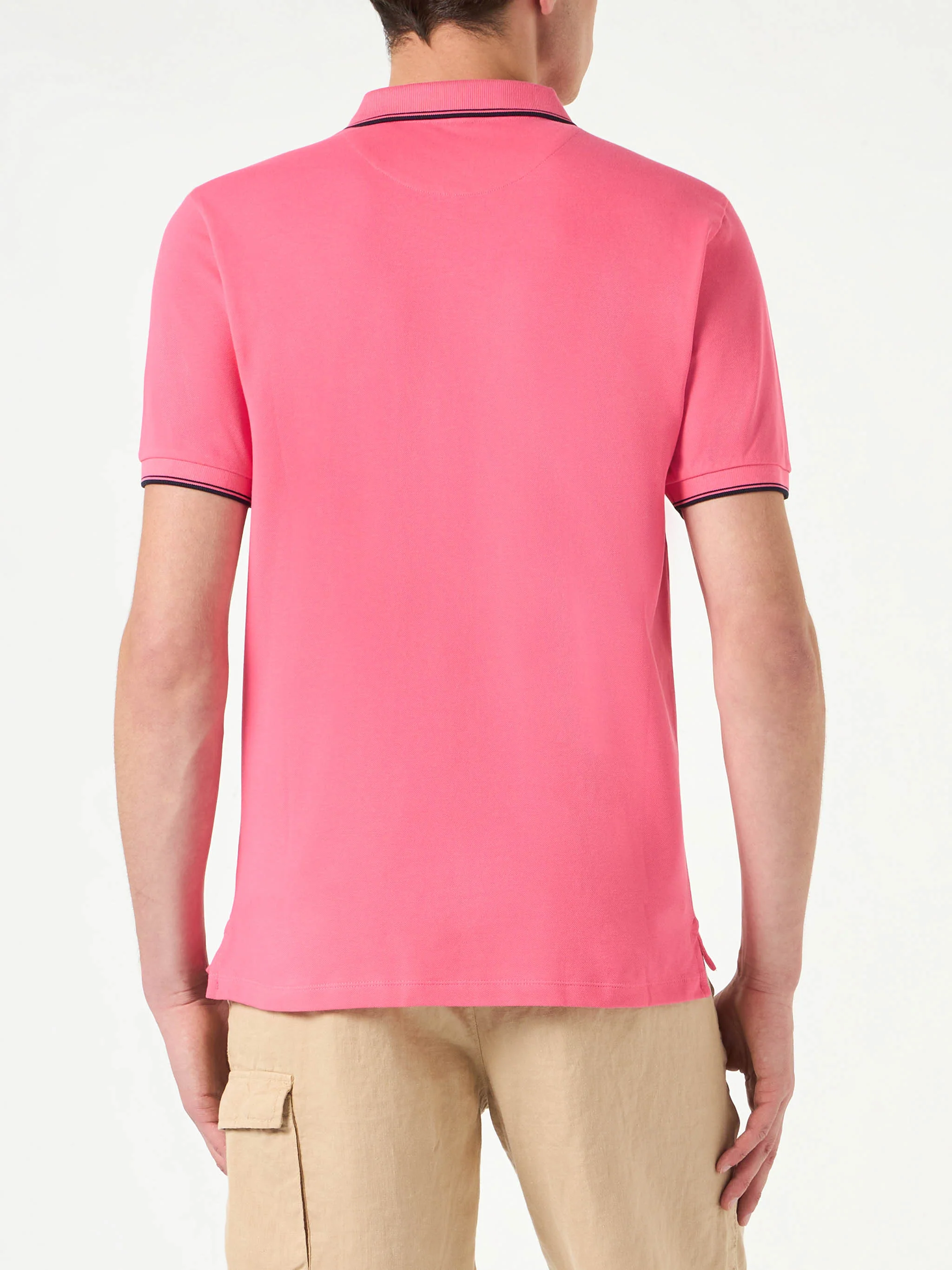 Fluo pink piquet Beverly Hills polo - Image 3