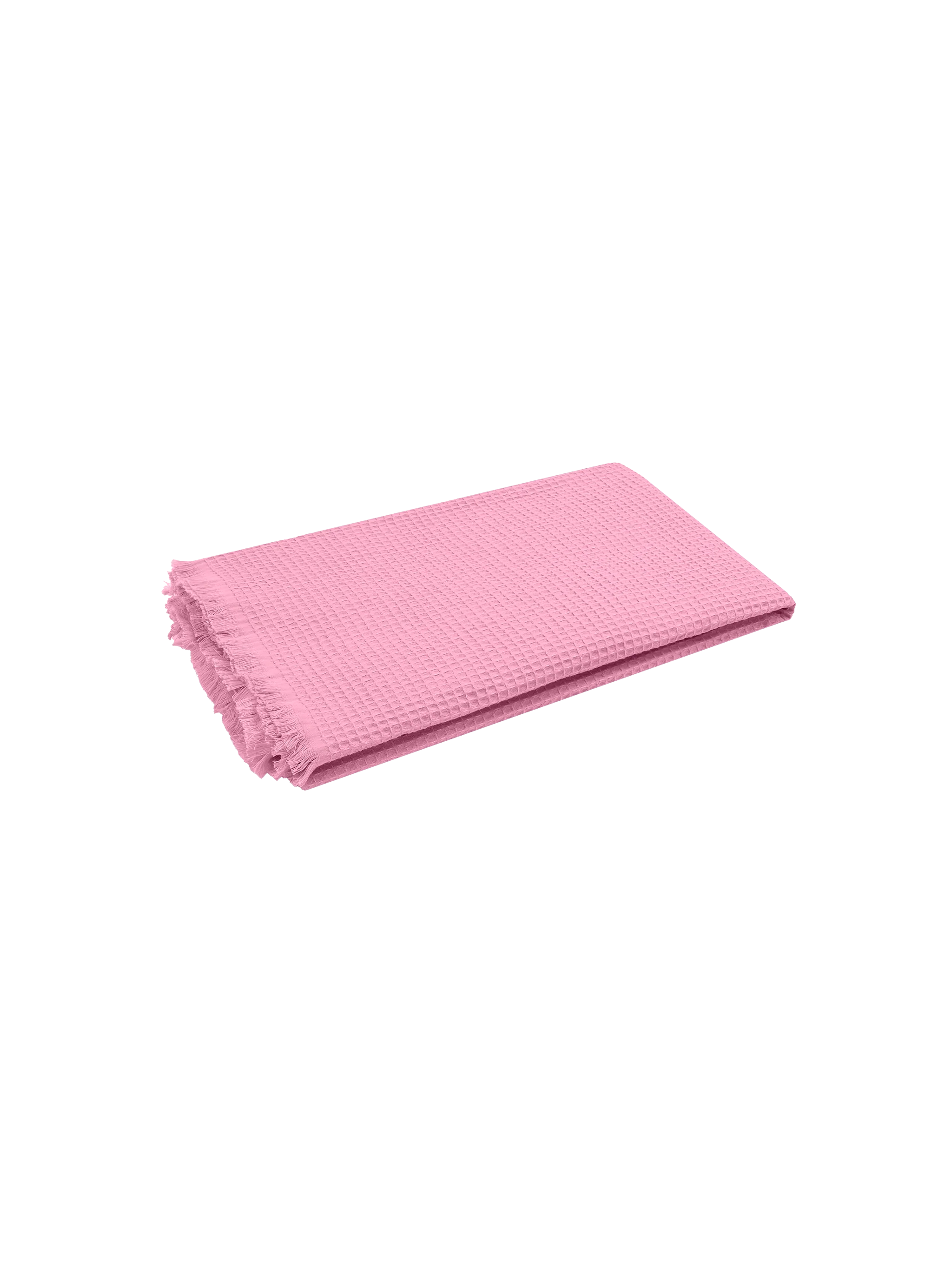 Pink honeycomb cotton FoutaSac beach towel - Image 3