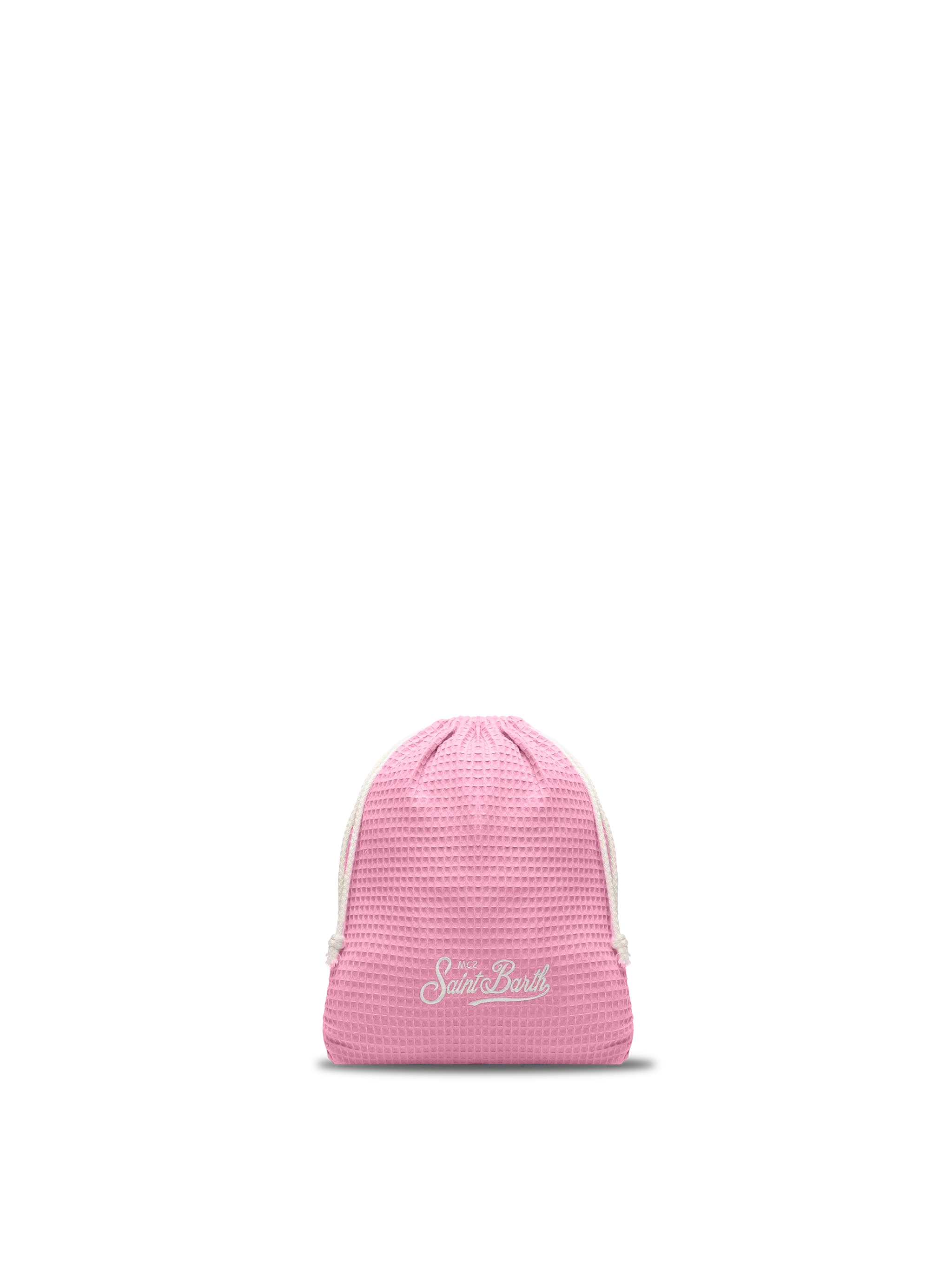Pink honeycomb cotton FoutaSac beach towel - Image 4