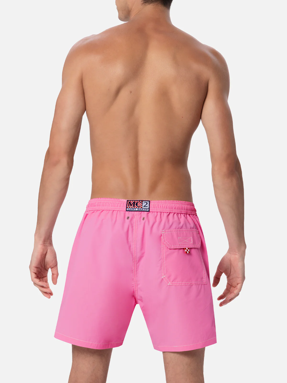 Pink mid-length swim shorts Patmos - Image 5