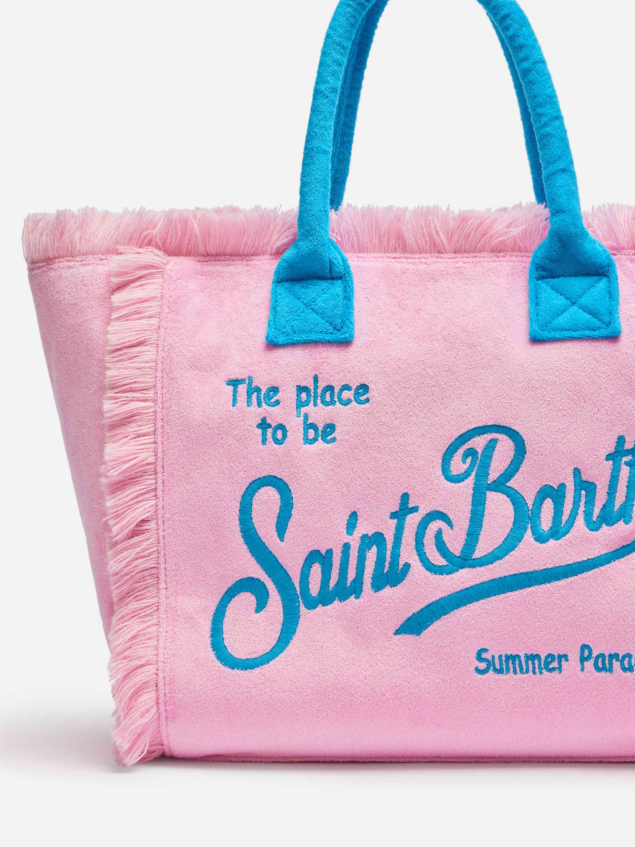 Pink terry Vanity Sponge tote bag - Image 3