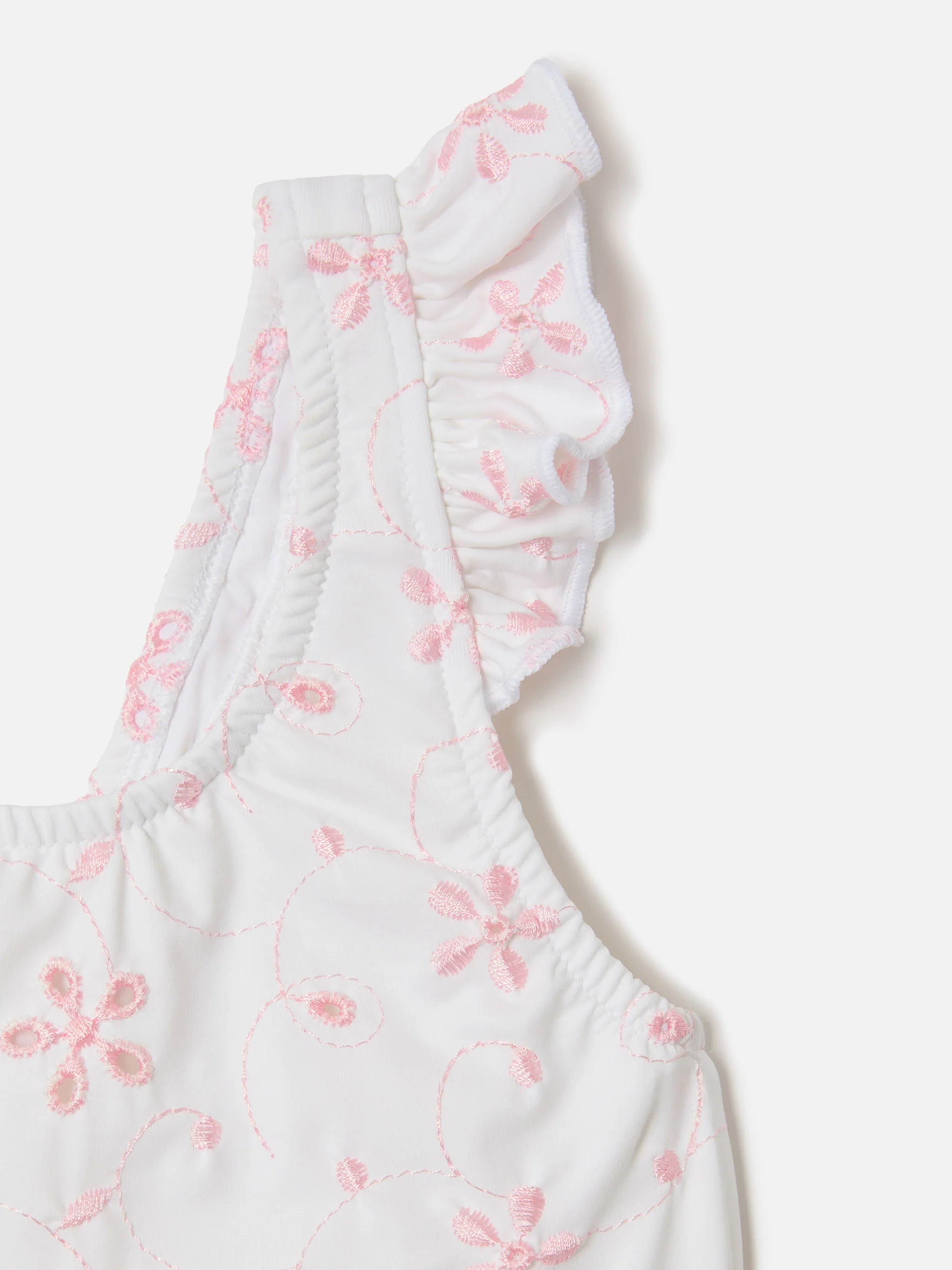 Pinkie one-piece swimsuit in embroidered sangallo - Image 3