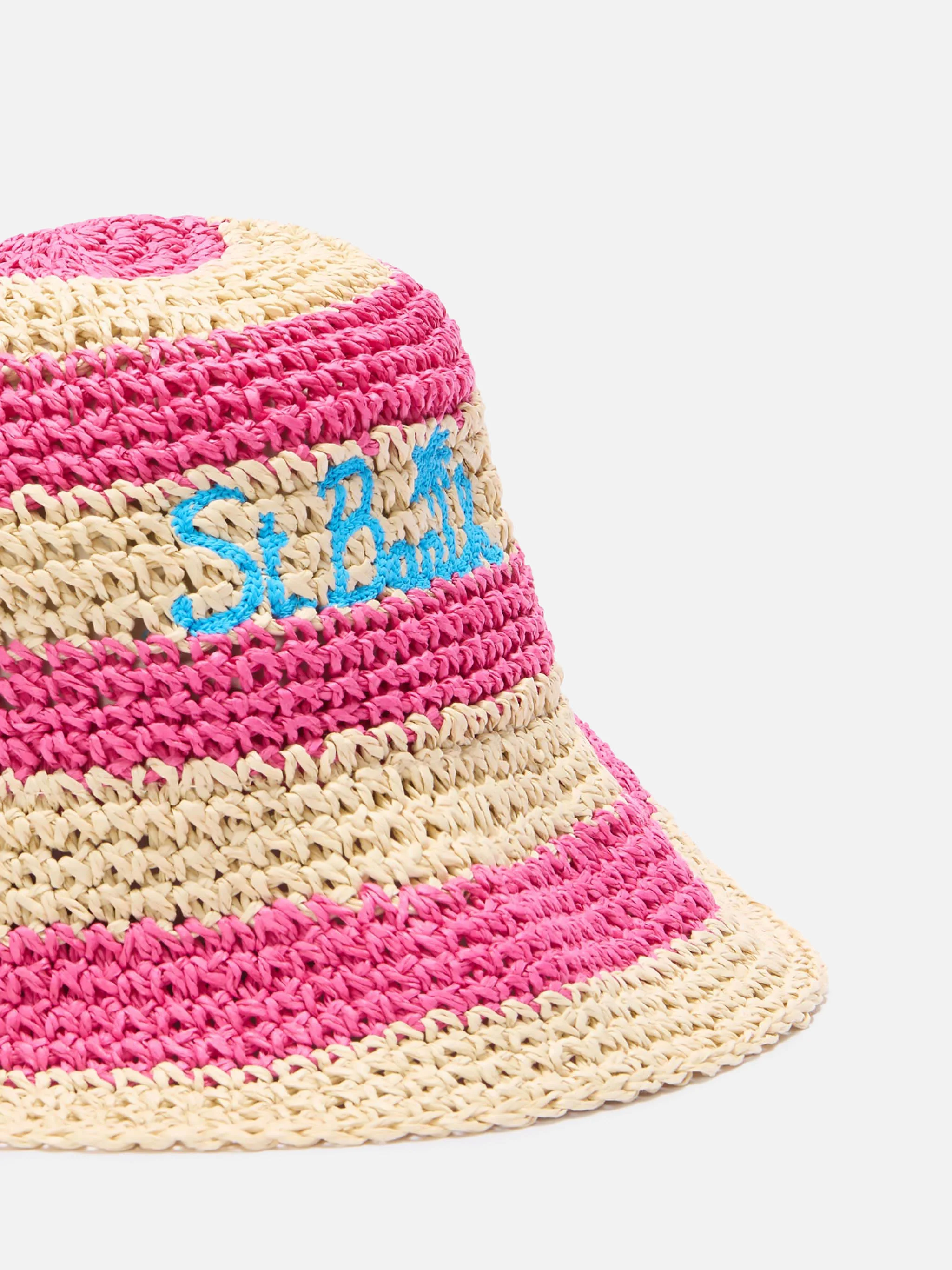 Polly bucket-style straw-effect hat - Image 2