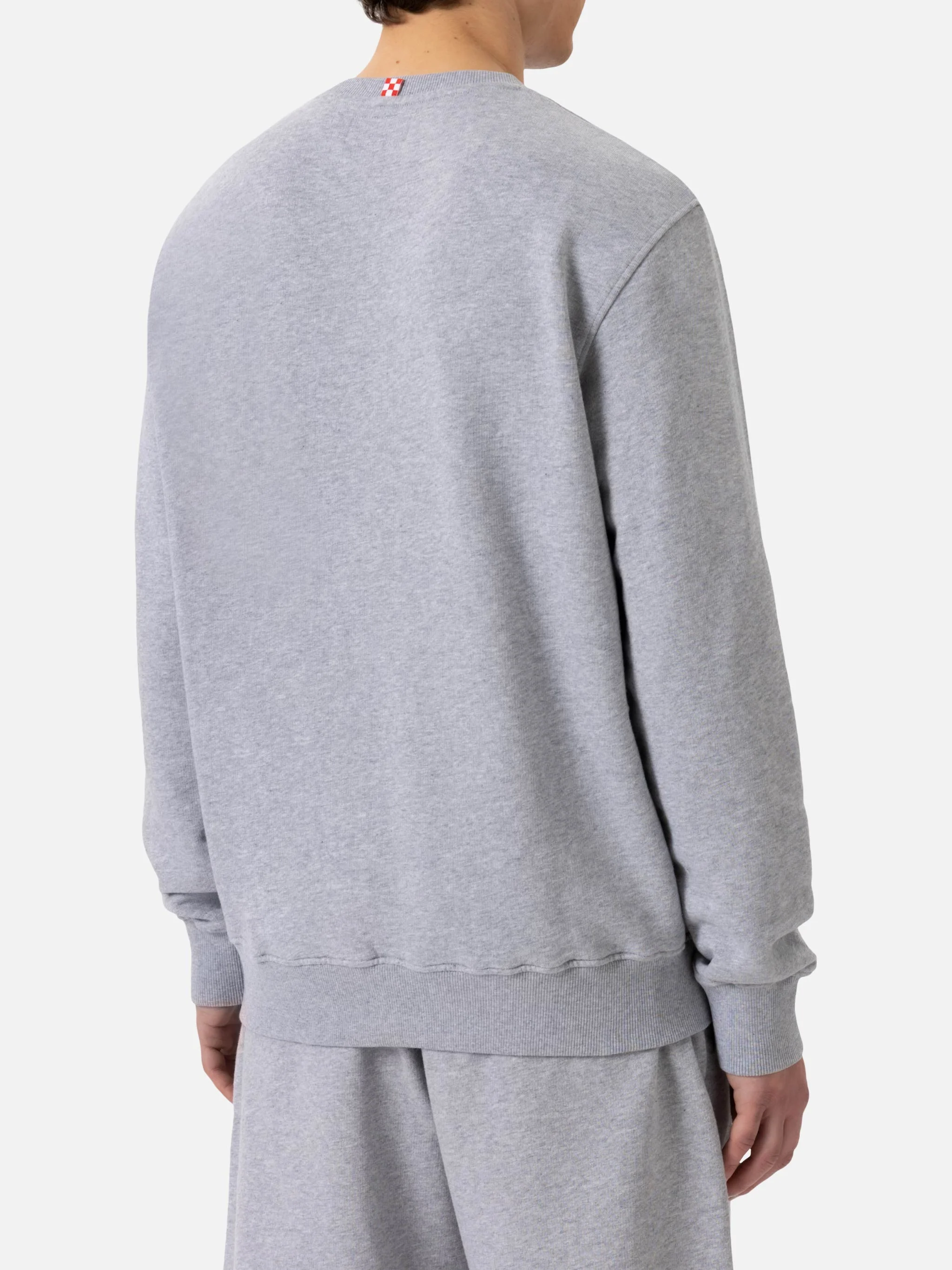 Ponza crewneck cotton sweatshirt with St. Barth Sport Club print - Image 2