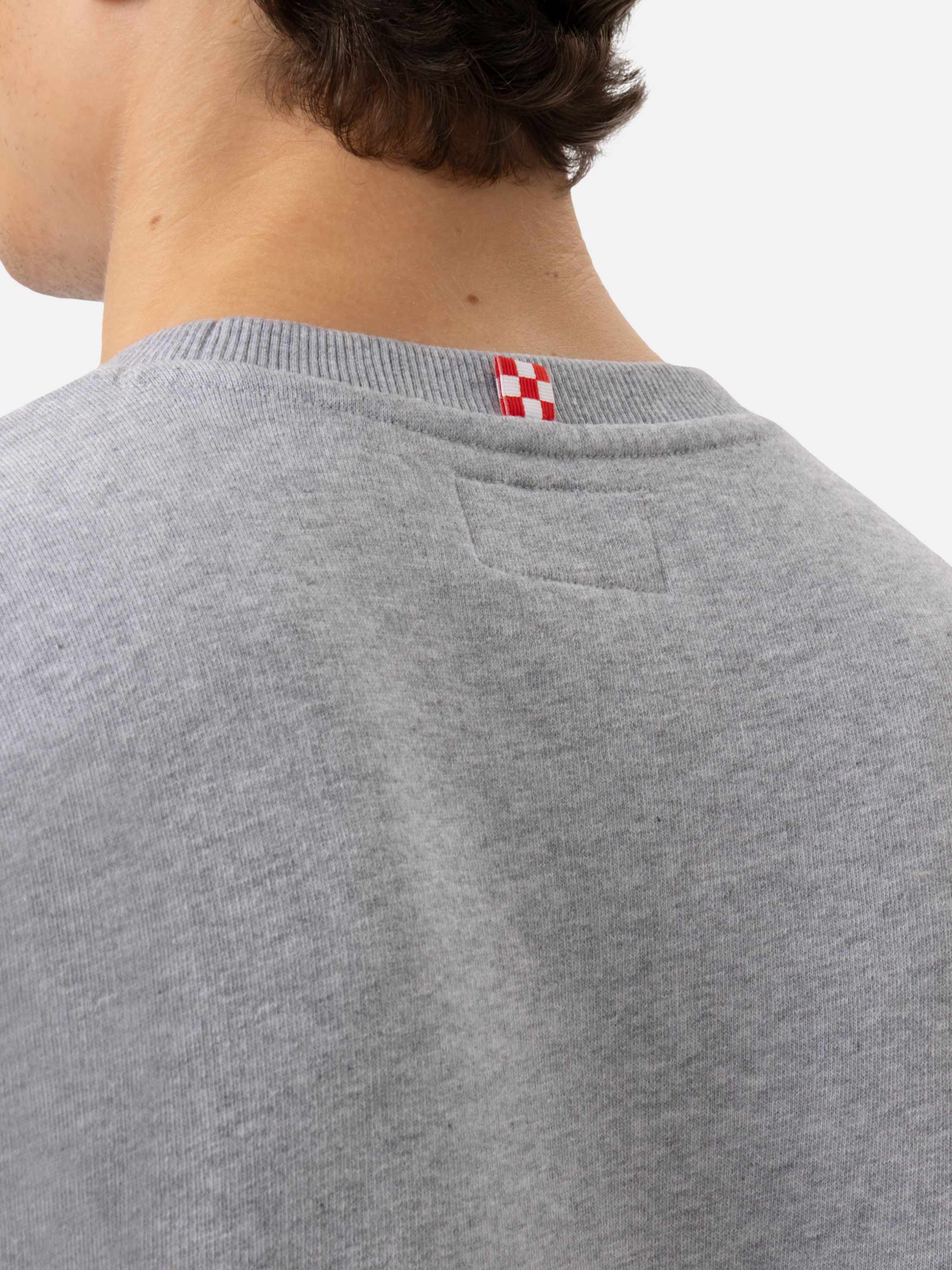 Ponza crewneck cotton sweatshirt with St. Barth Sport Club print - Image 3