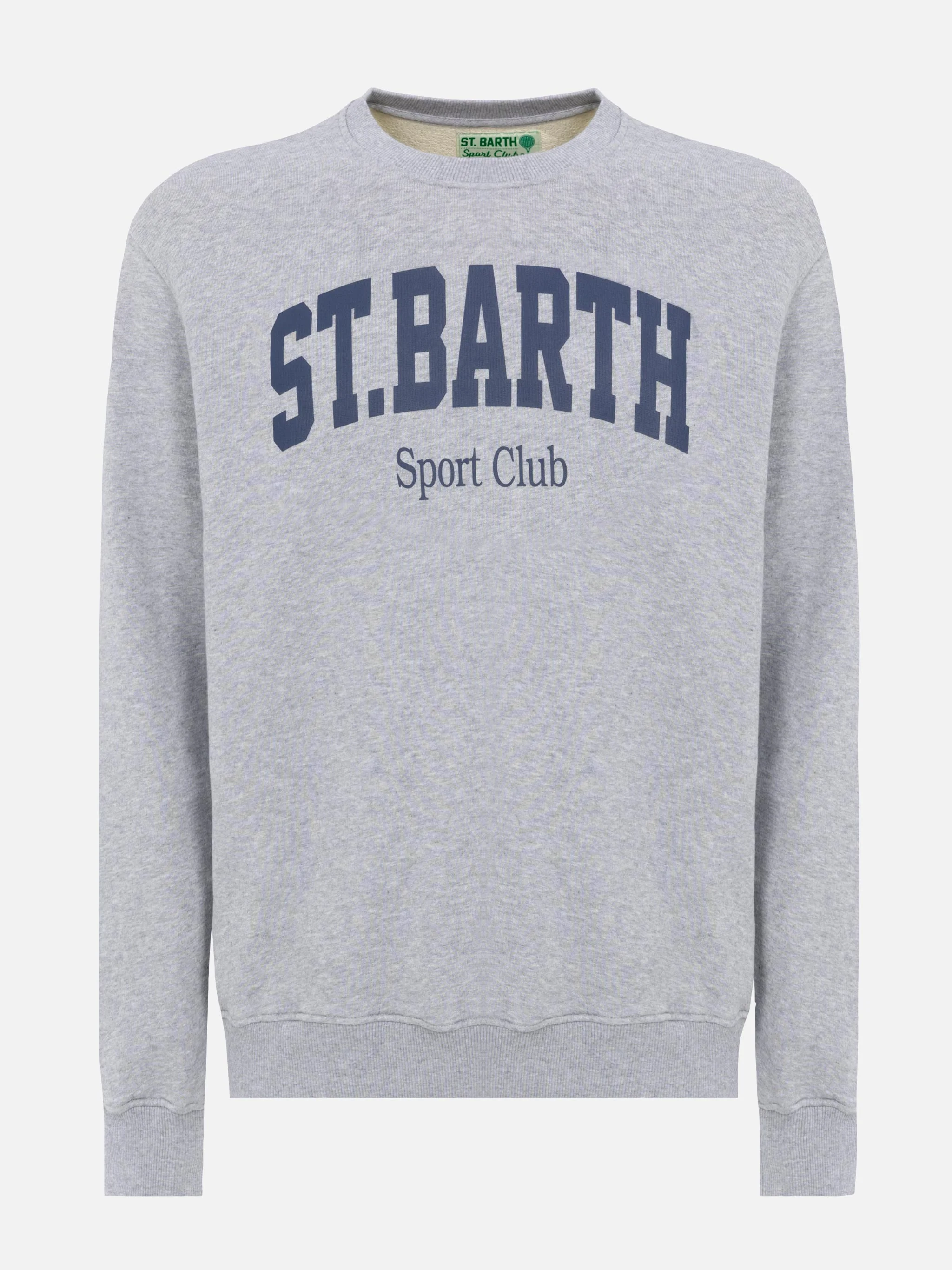 Ponza crewneck cotton sweatshirt with St. Barth Sport Club print - Image 4