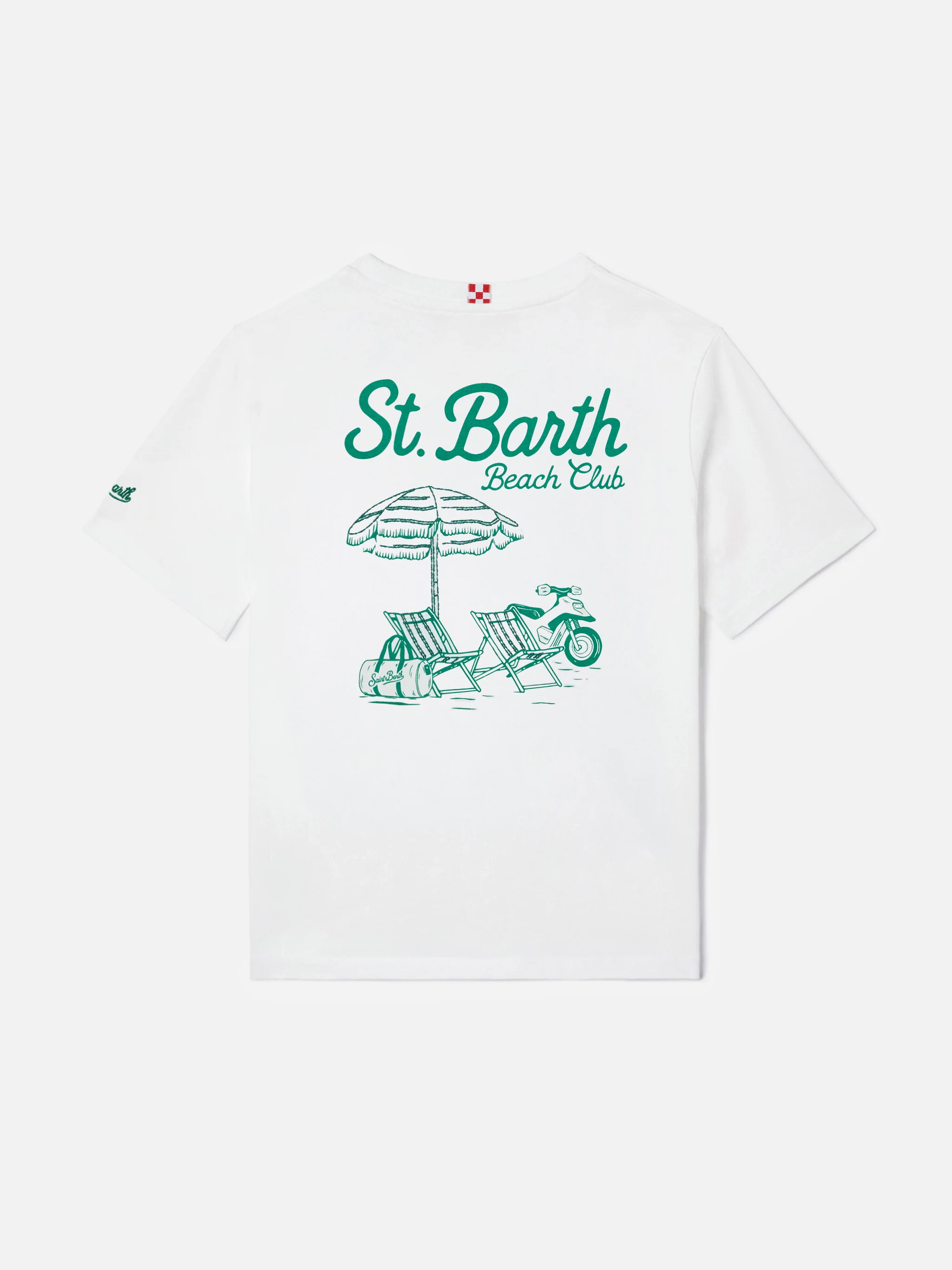 Portland Jr t-shirt with Beach Club maxi print on the back - Image 3