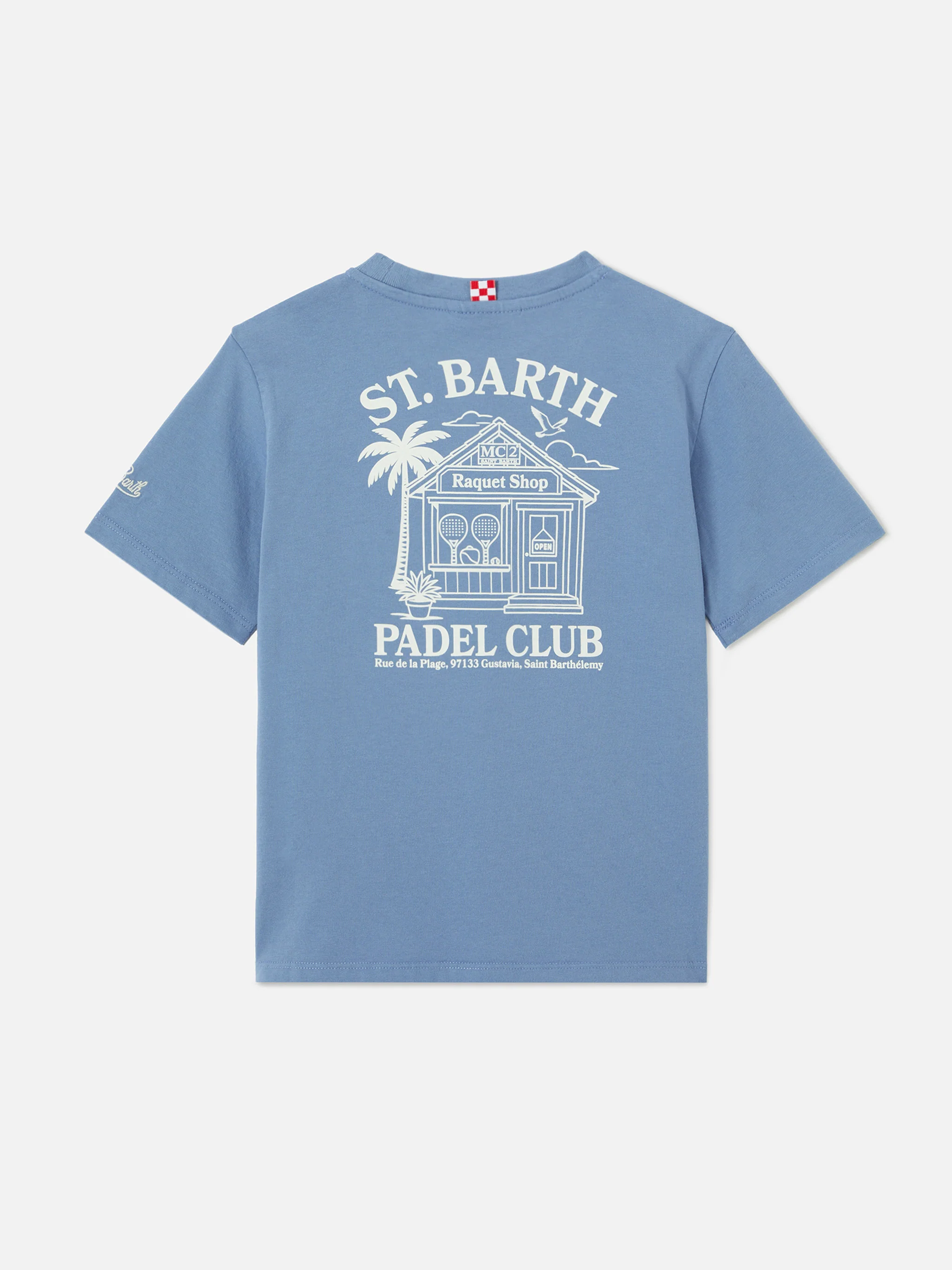 Portland Jr t-shirt with Padel Club maxi print on the back