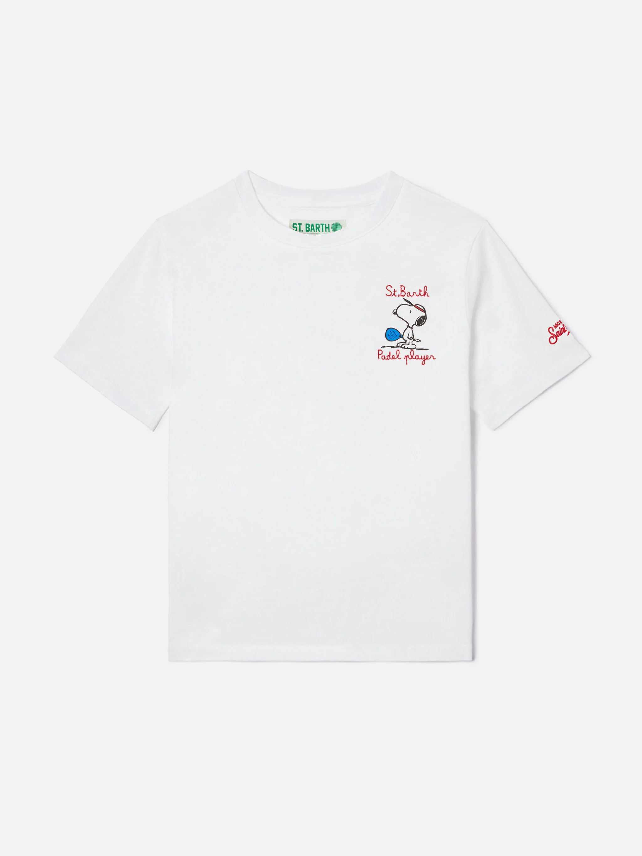 Portland Jr t-shirt with Padel Player embroidery | Special Edition - Image 2