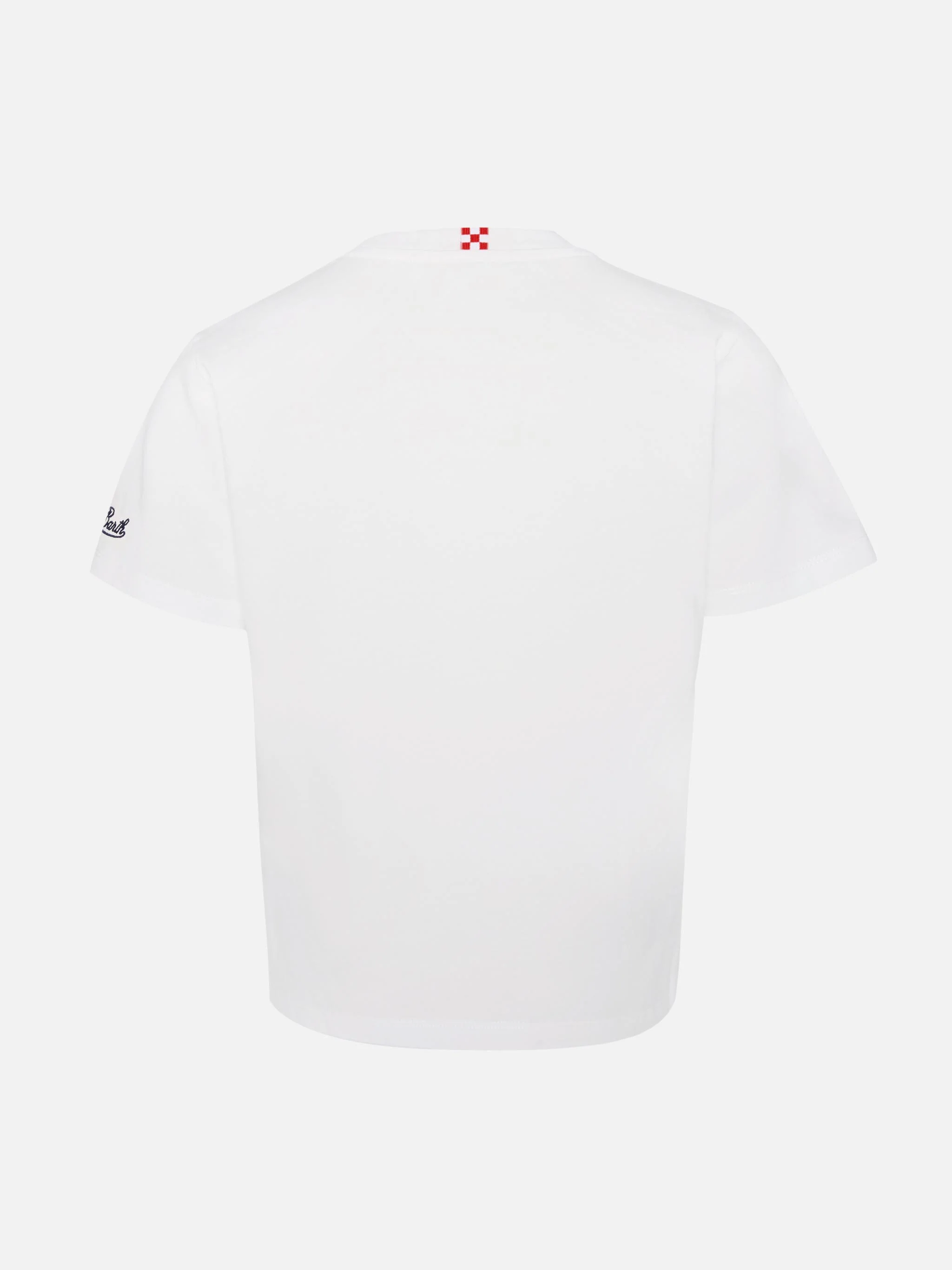 Portofino Jr cotton jersey t-shirt with First Class embroidery - Image 2