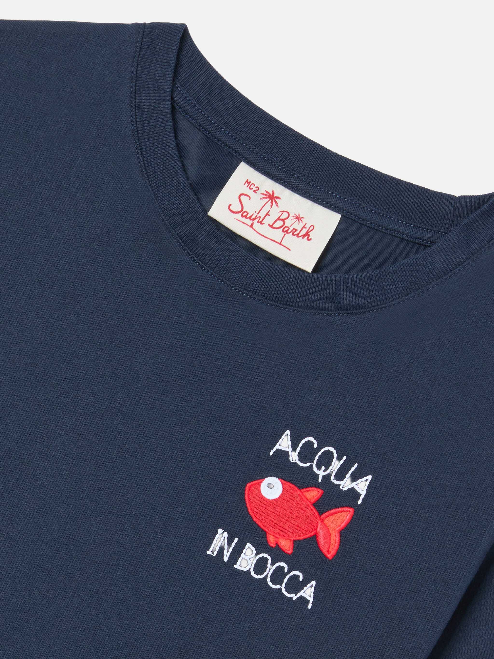 Portofino Jr t-shirt with Acqua In Bocca embroidery - Image 2