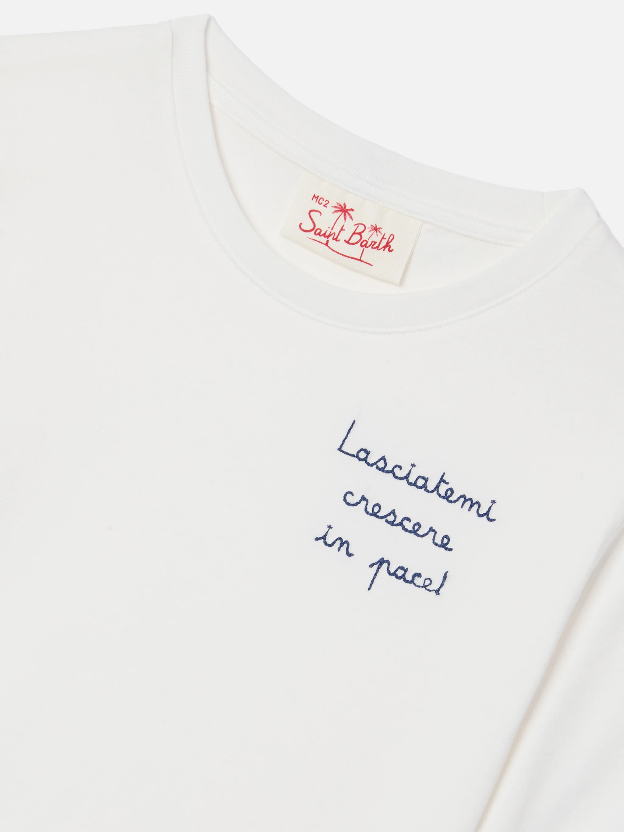 Portofino Jr t-shirt with Lasciatemi Crescere In Pace! embroidery - Image 2