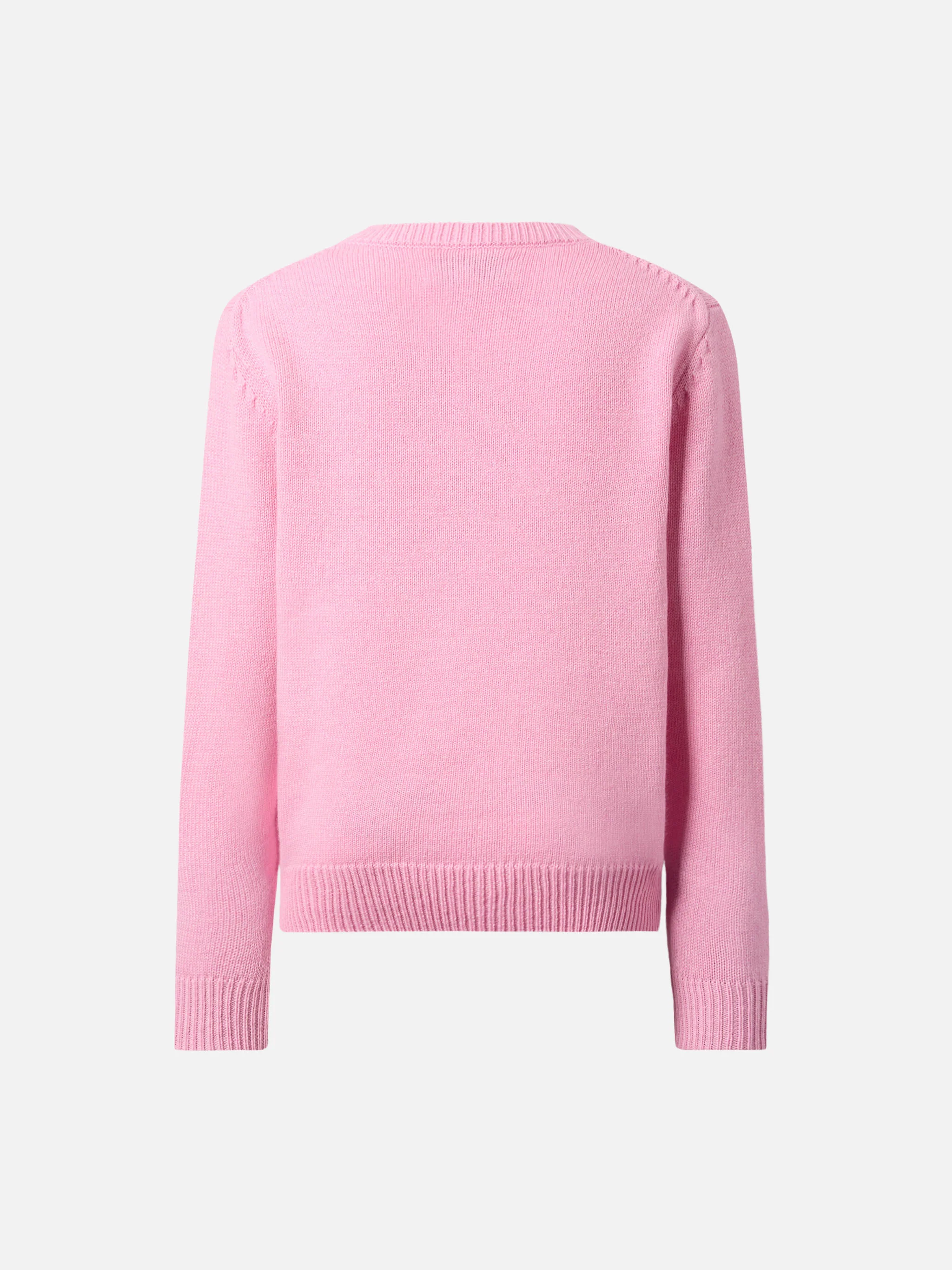 Princess cashmere-blend crewneck with Favolosa jacquard - Image 3