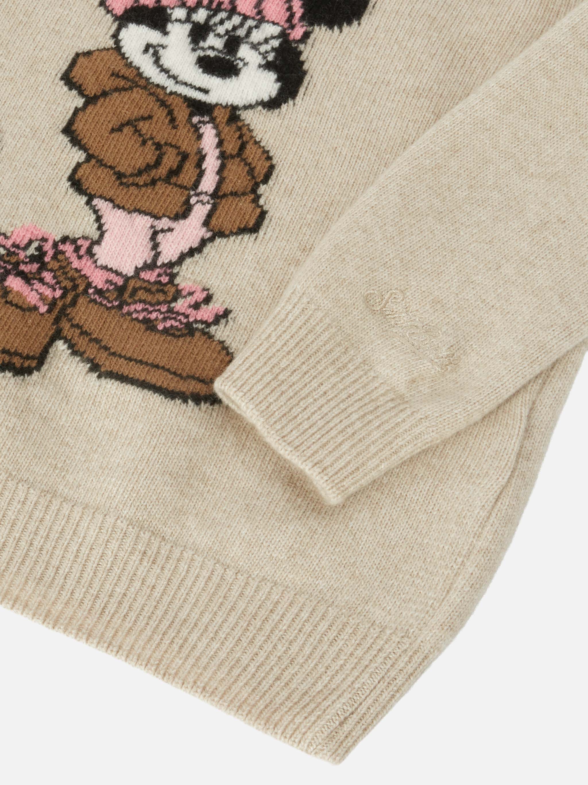 Princess cashmere-blend sweater with Minnie acquard | DISNEY SPECIAL EDITION - Image 4