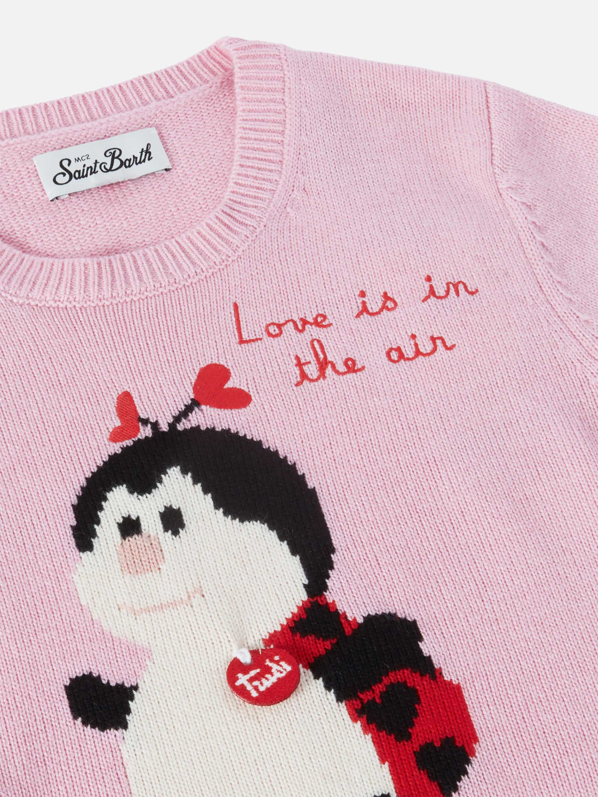 Princess cashmere-blend sweater with Trudi ladybug patch | TRUDI SPECIAL EDITION - Image 2