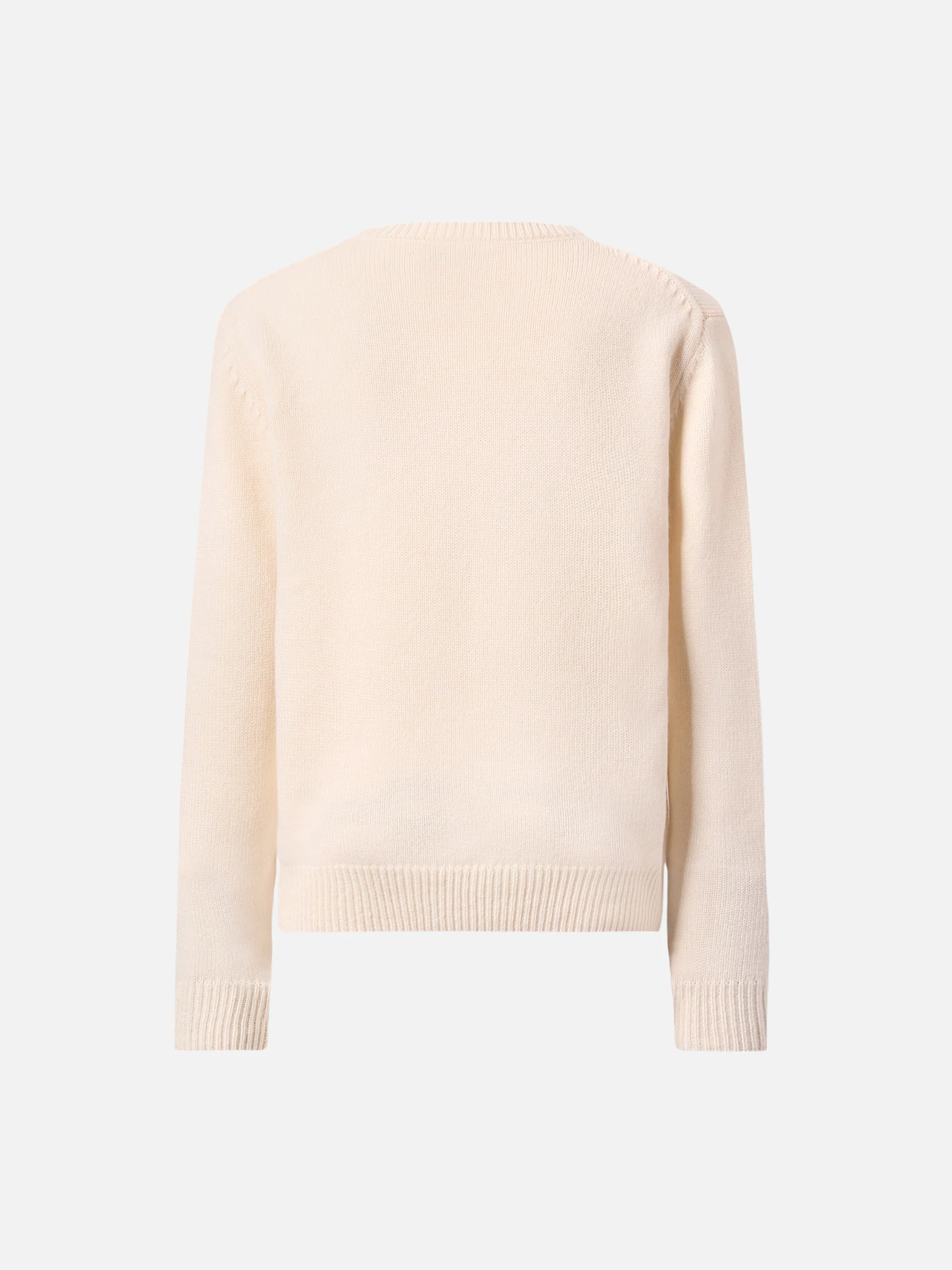 Princess cashmere-blend crewneck with Viziata rhinestone appliqué - Image 3