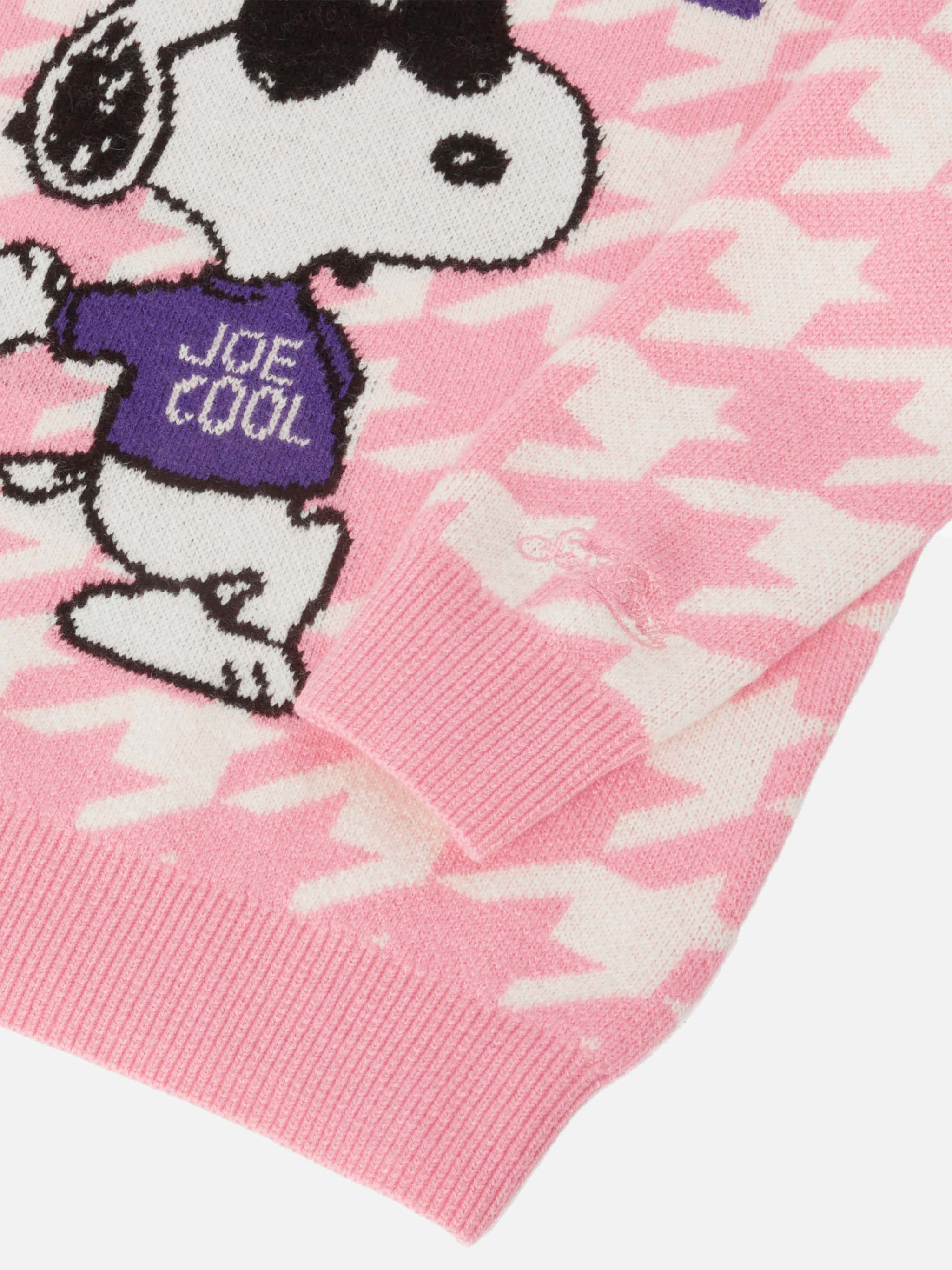 Princess crewneck with pied de poule and Snoopy jacquard | SNOOPY PEANUTS SPECIAL EDITION - Image 4