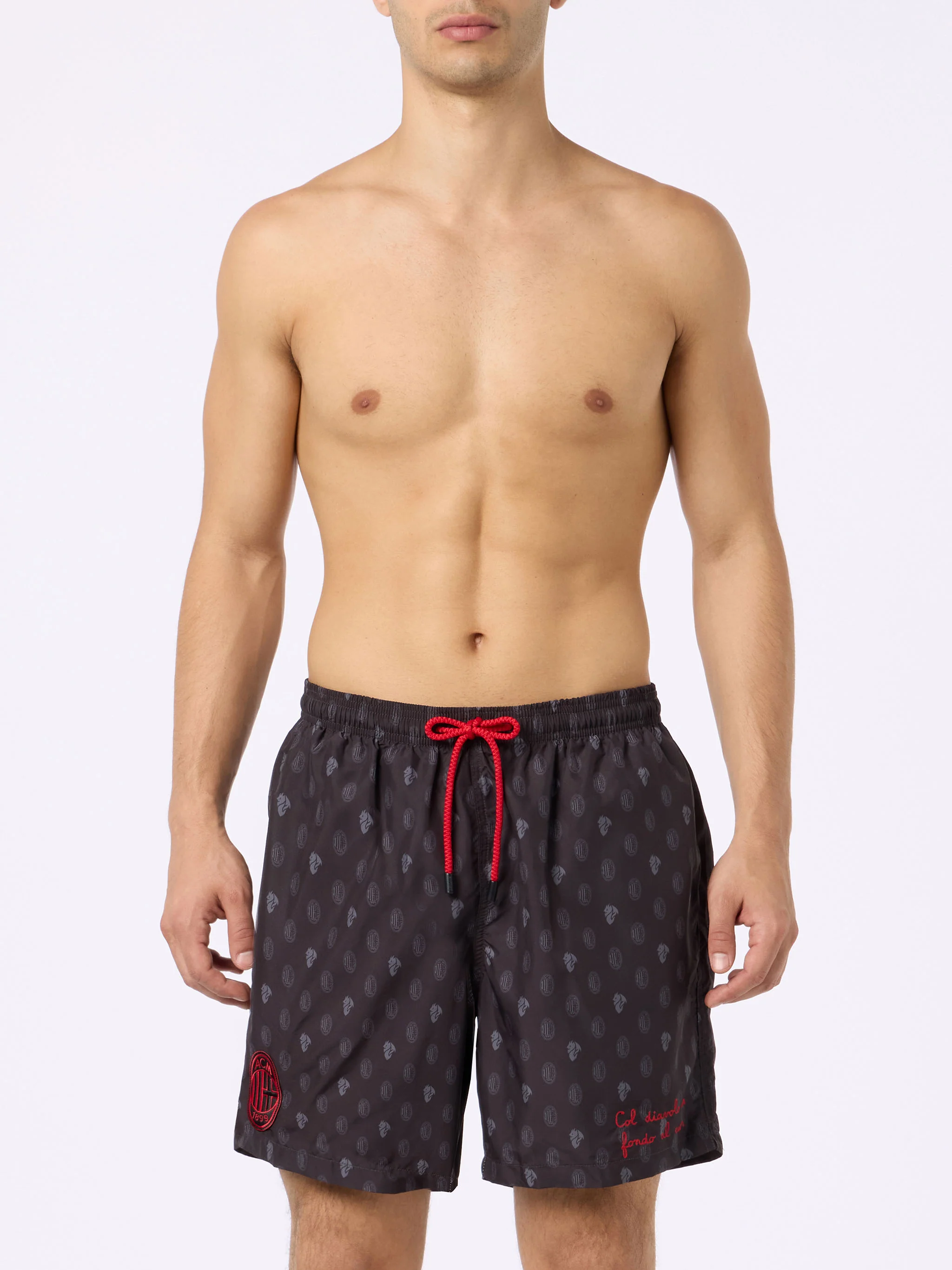 Lighting AC Milan logo print swim shorts | Special Edition - Image 3