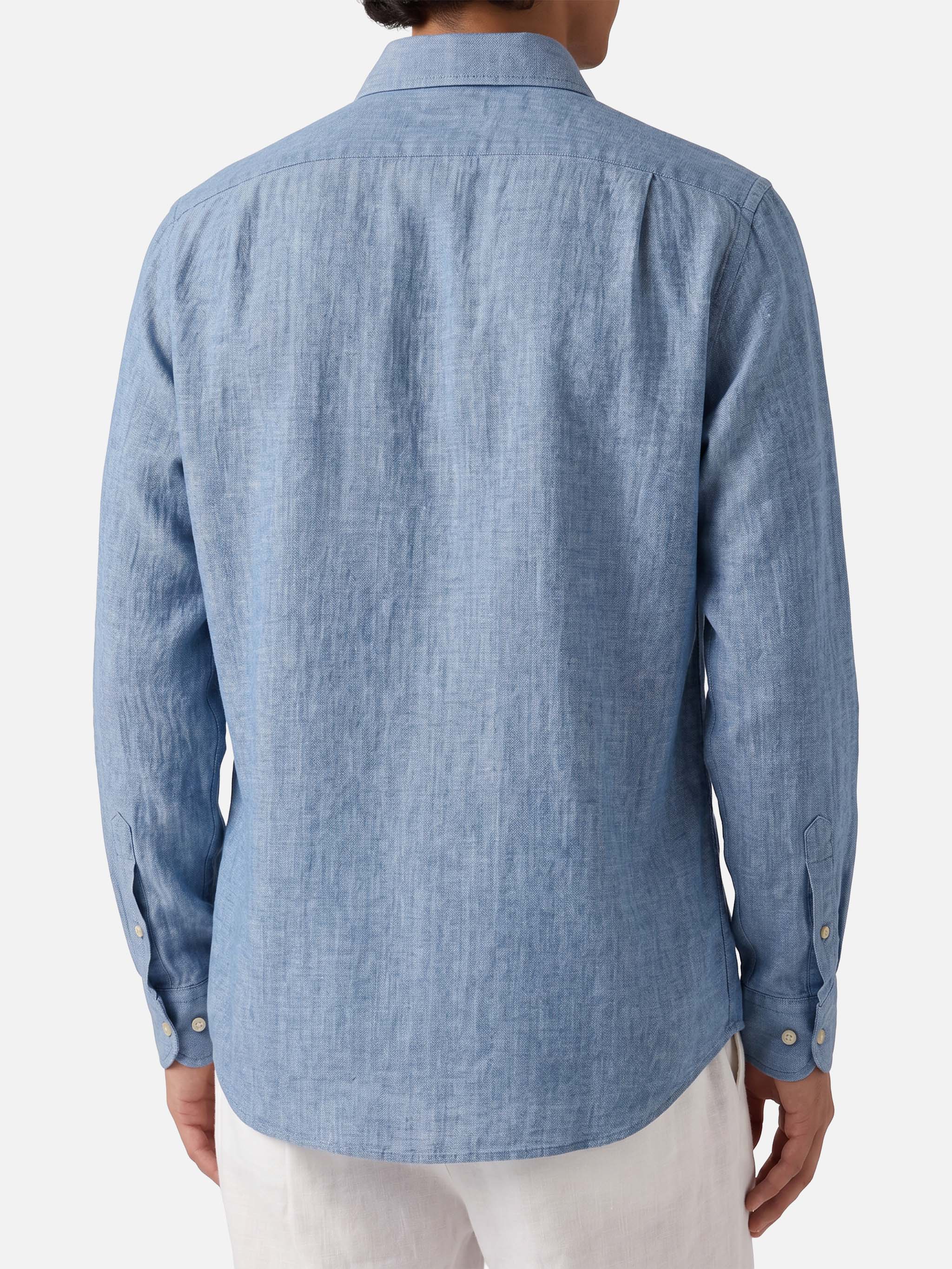 Raphael shirt in light denim chambray - Image 2